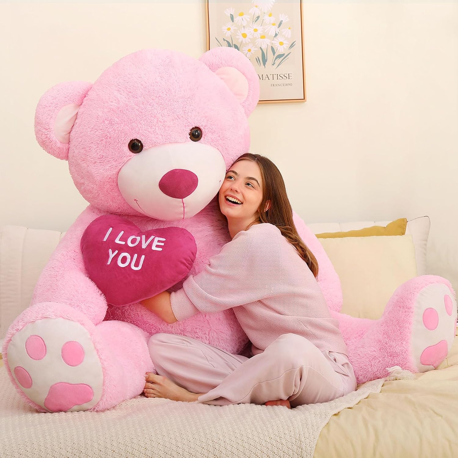 Riesen-Teddybär-Kuscheltiere, braun, 6 Fuß