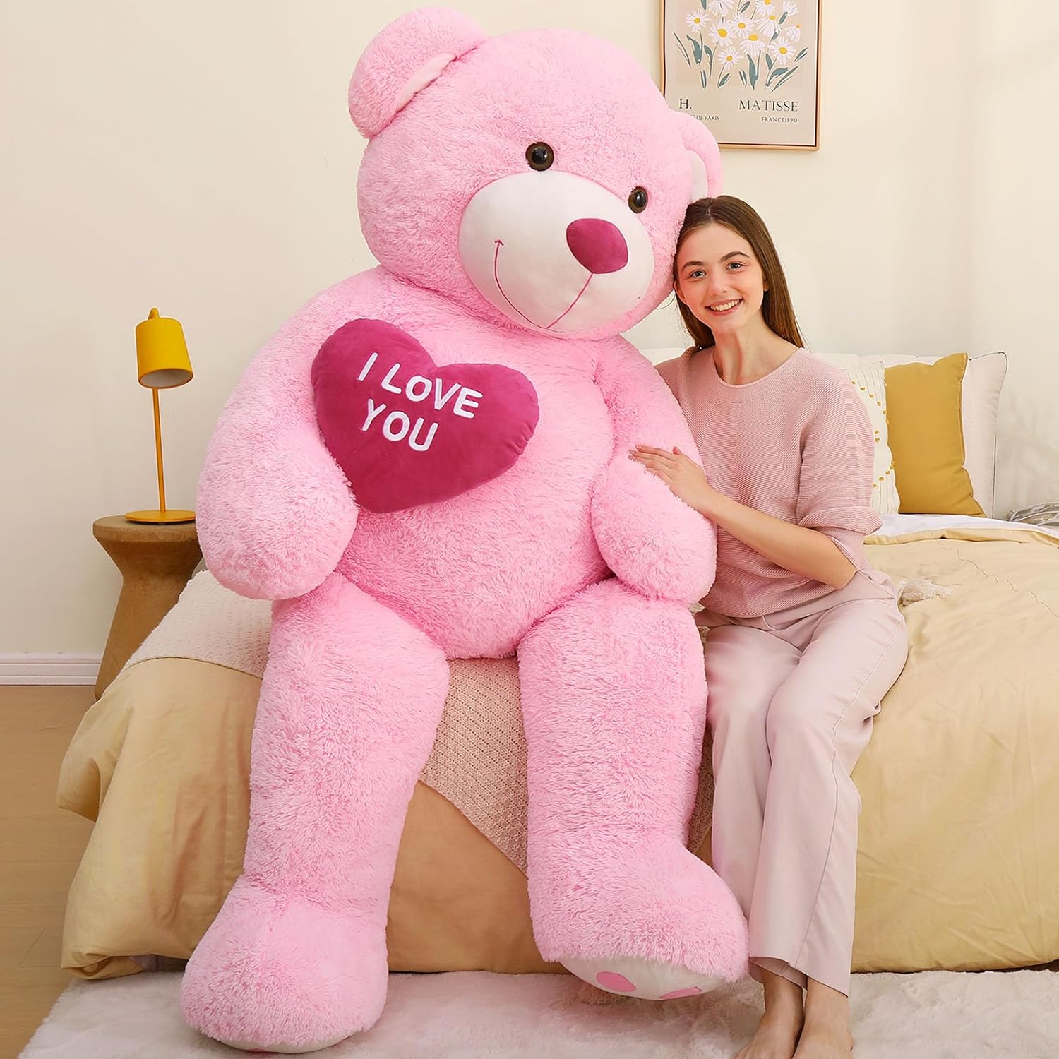 Riesen-Teddybär-Kuscheltiere, braun, 6 Fuß