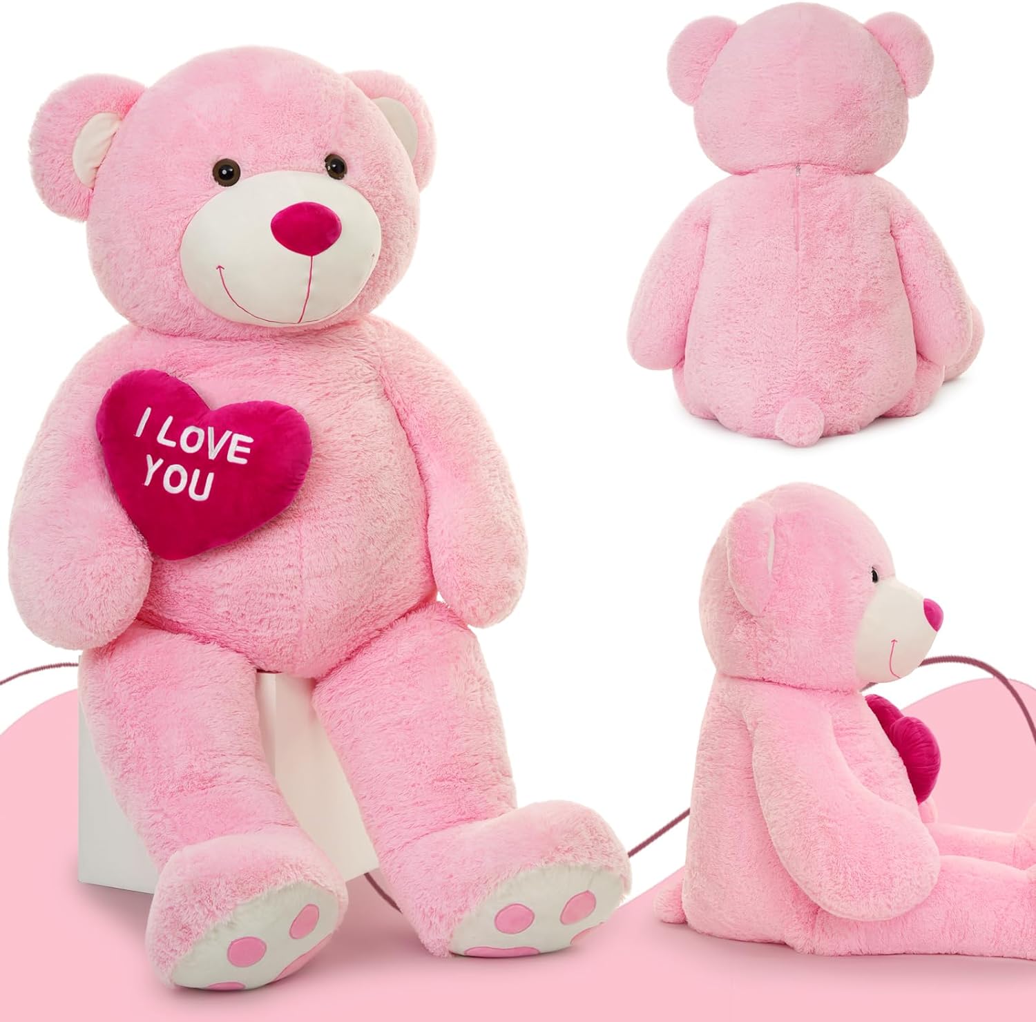 Riesen-Teddybär-Kuscheltiere, braun, 6 Fuß