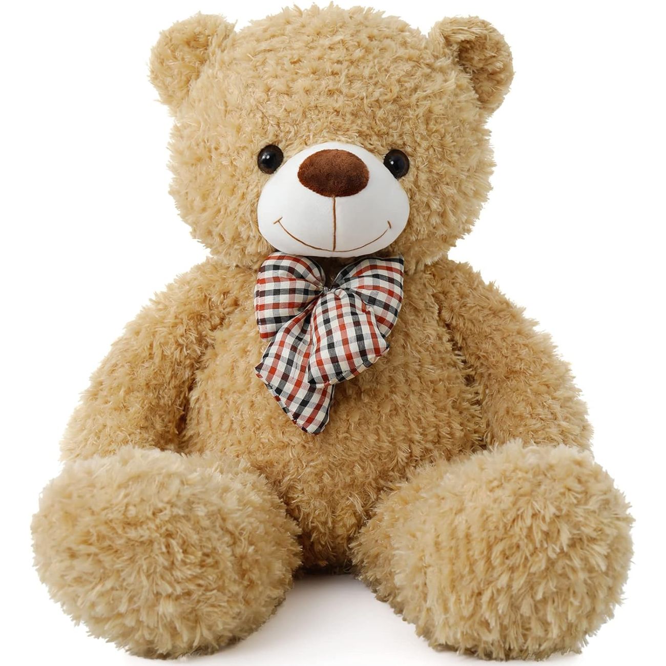 31 Inches Brown Teddy Bear Plush Toys - Brown Teddy Bear Stuffed Animals - Massive Valentine's Day Teddy Bears&Gifts - Soft Cuddly Smiling Face Big Teddy Bear Plush Gift for Girlfriend/Boyfriend - Teddy Bear Plush Dolls for Birthday/Baby Shower/Christmas