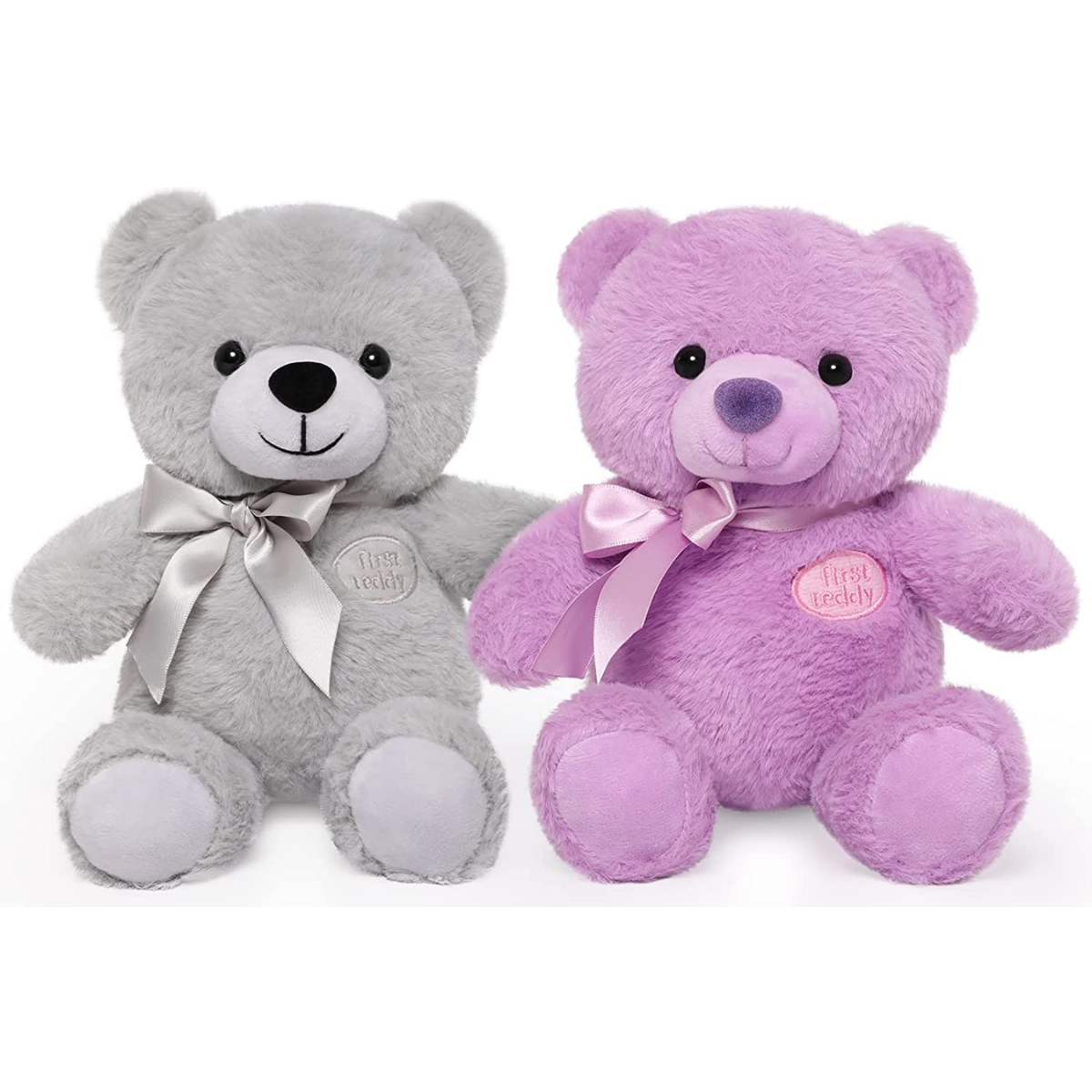 2er-Pack Teddybär-Plüschspielzeug-Set, 11,8 Zoll