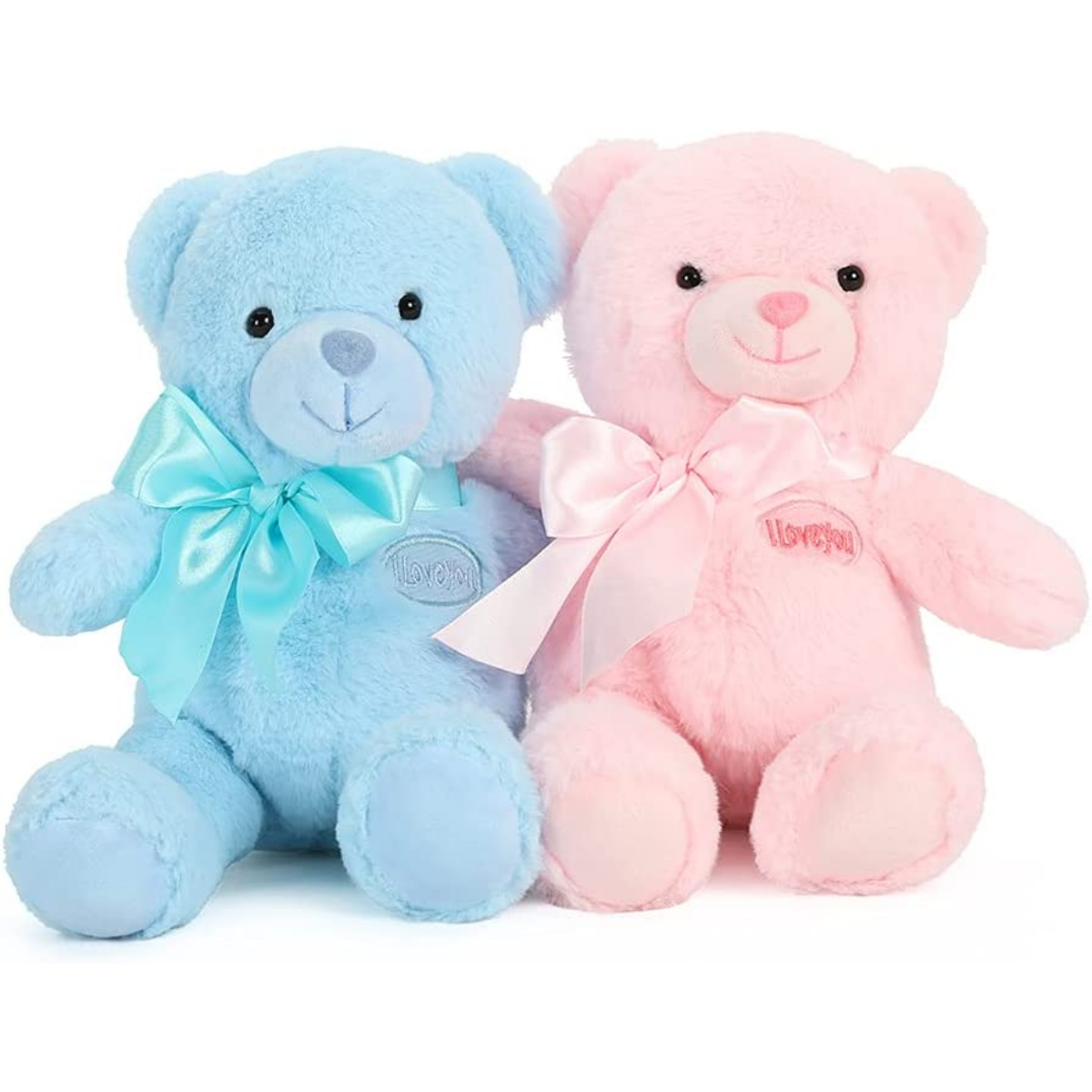 2er-Pack Teddybär-Plüschspielzeug-Set, 11,8 Zoll