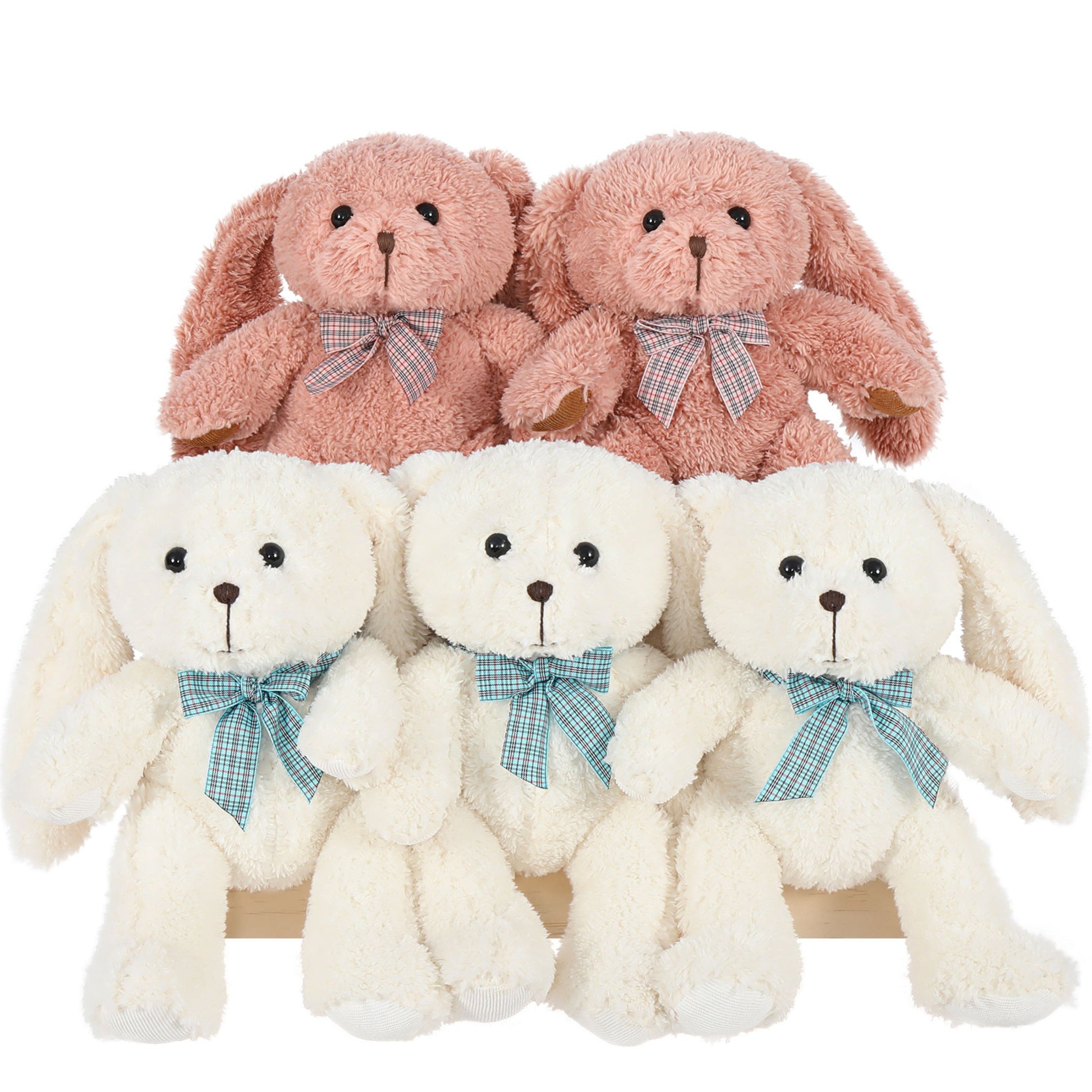 MaoGoLan 5 Pack 12.5' Bulk Stuffed Animals Bear Plush Toy