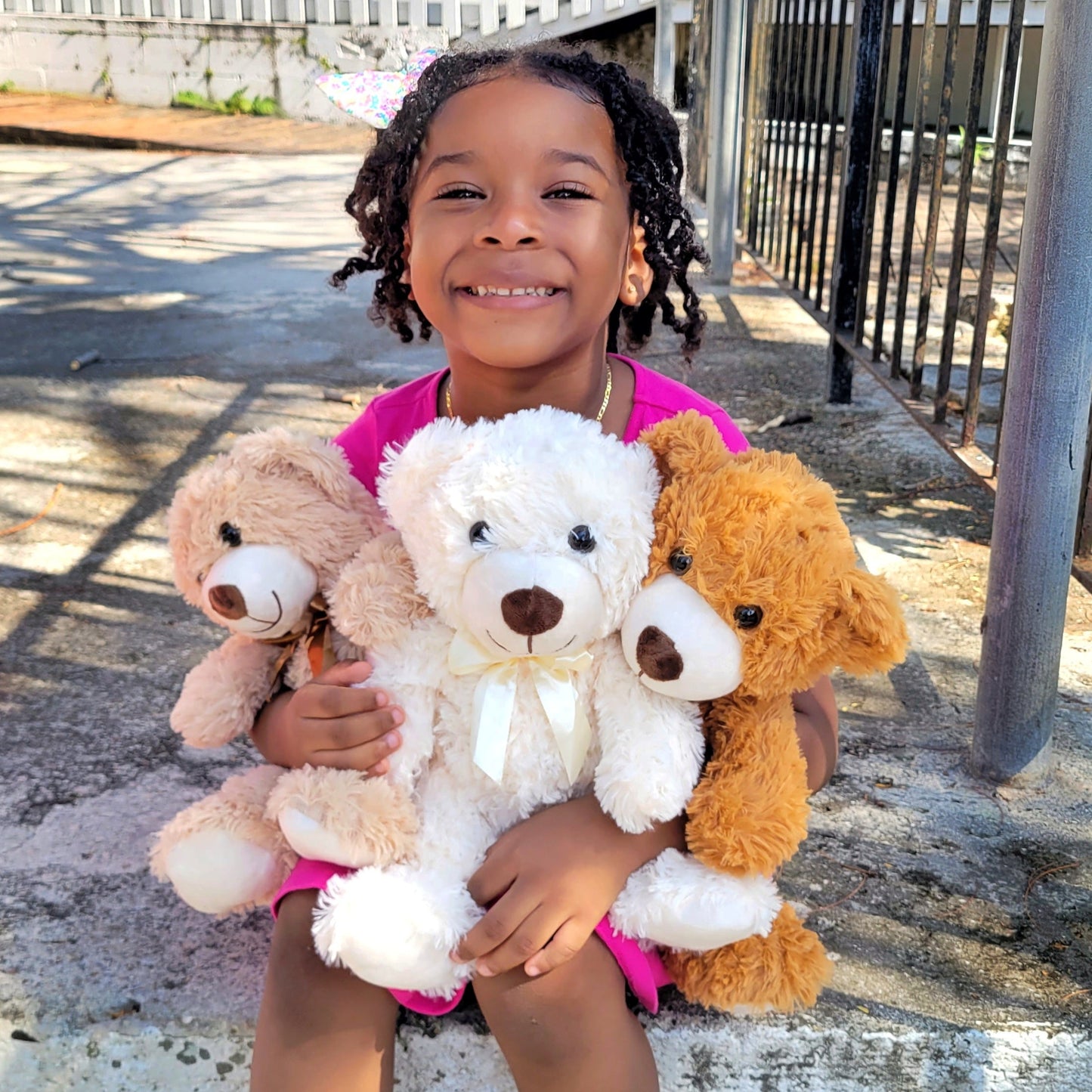 3-Pack Teddy Bear Stuffed Animals Bulk - Beige/Light Brown/Dark Brown Teddy Bear Plush Toys - 14 Inch Teddy Bear Stuffed Toys - Cute Teddy Bear Plush Dolls - Valentine's Day Teddy Bears&Gifts - Anniversary Gift for Wife/Husband - Vday Gift for Girlfriend/Boyfriend