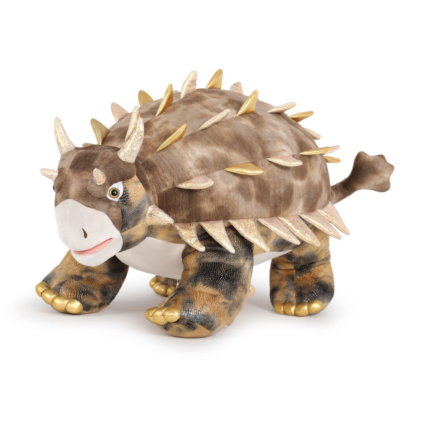 Giant Ankylosaurus Plush Toy Dino Stuffed Animals, 47 Inches