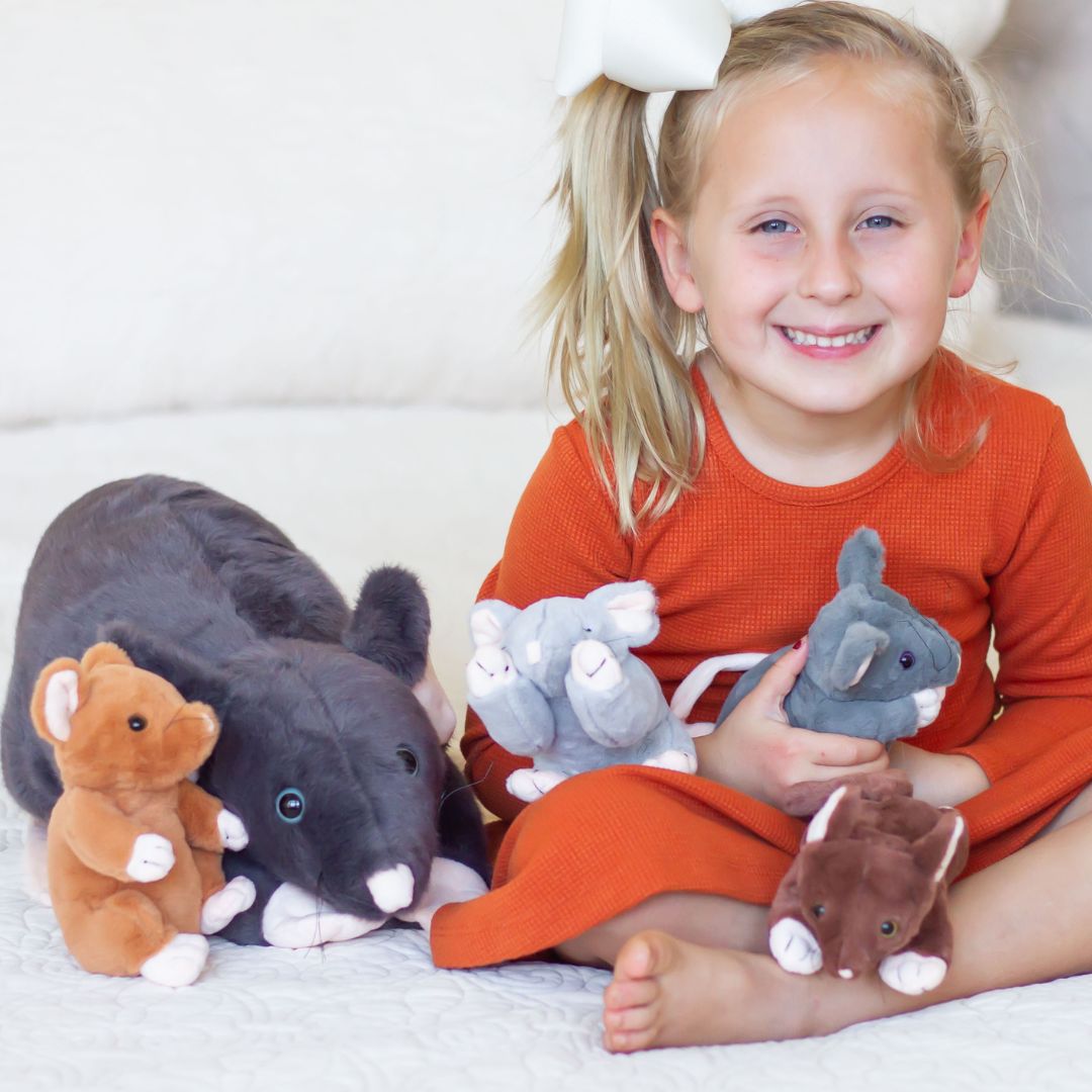 Mouse Stuffed Animals Rat Plush Toys, Dark Grey, 24 Inches - Free Shipping Worldwide