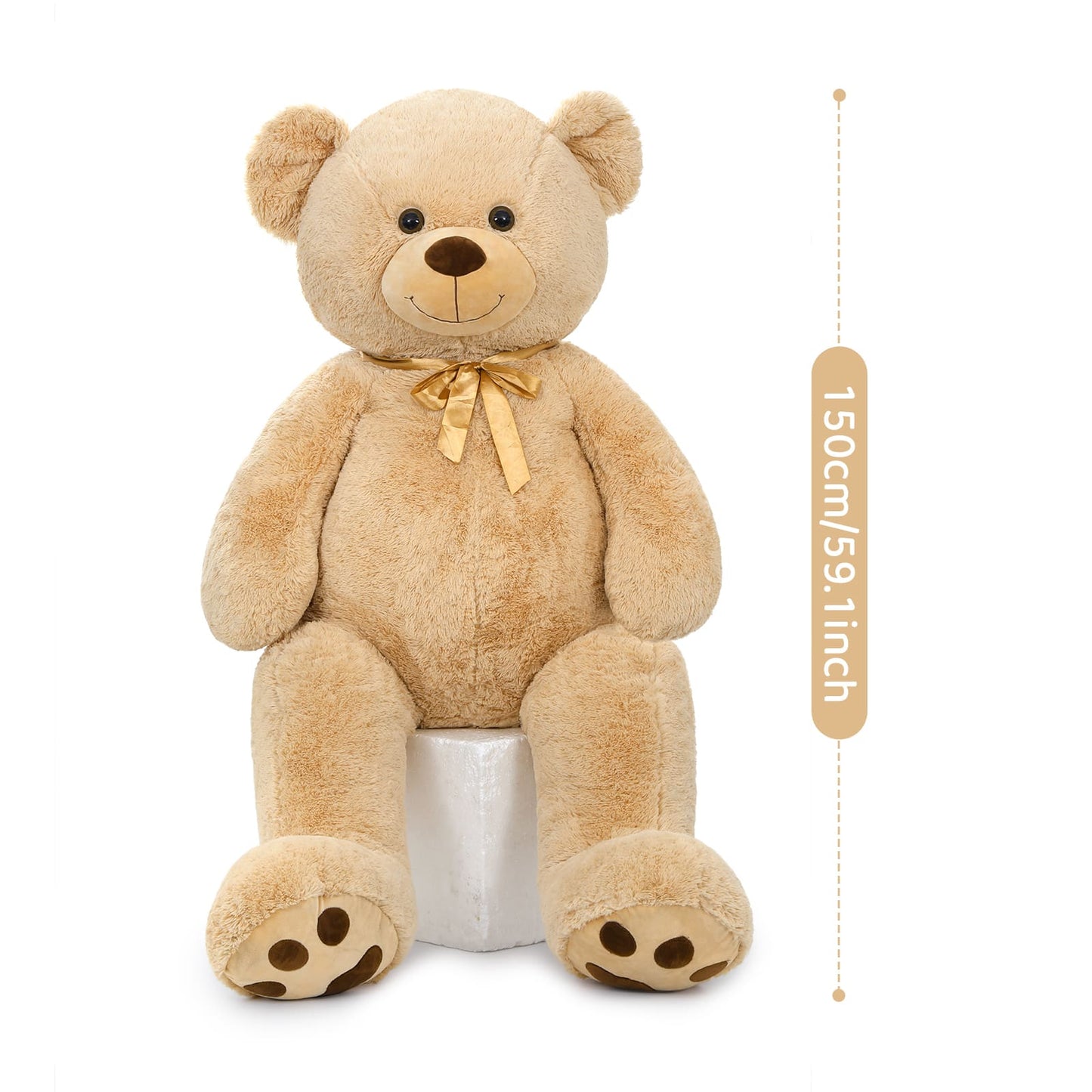 Ours en peluche géant, multicolore, 59 pouces