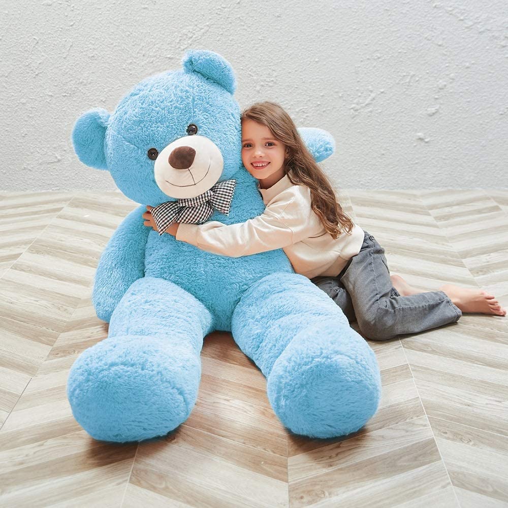 MorisMos Ours en peluche géant 4 pieds en peluche doux gros ours en peluche