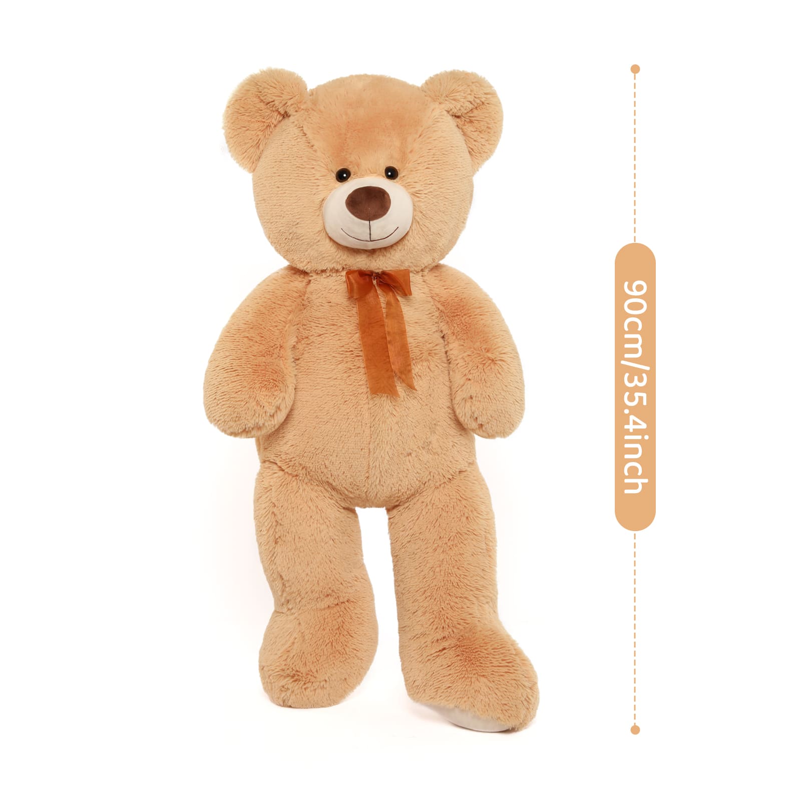 Ours en peluche géant, multicolore, 35,4/51 pouces