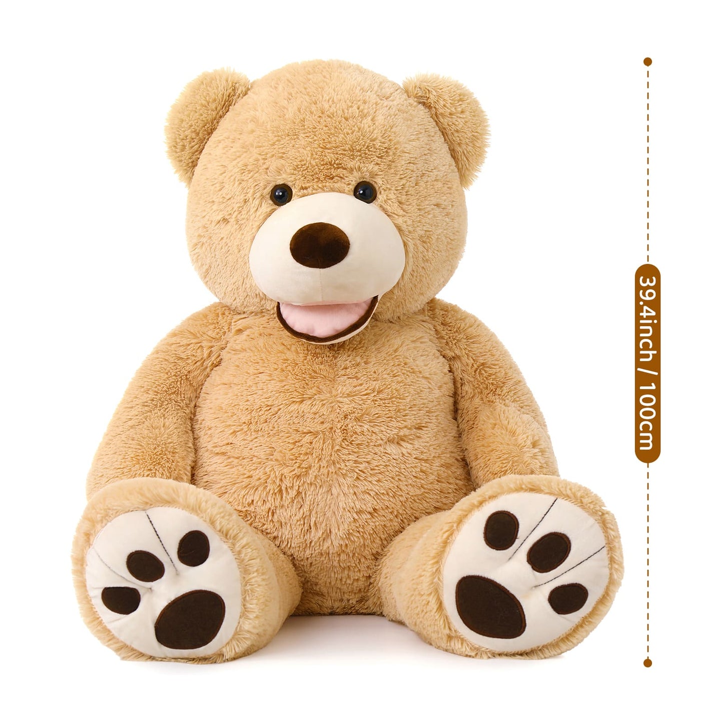 Ours en peluche géant, multicolore, 51 pouces