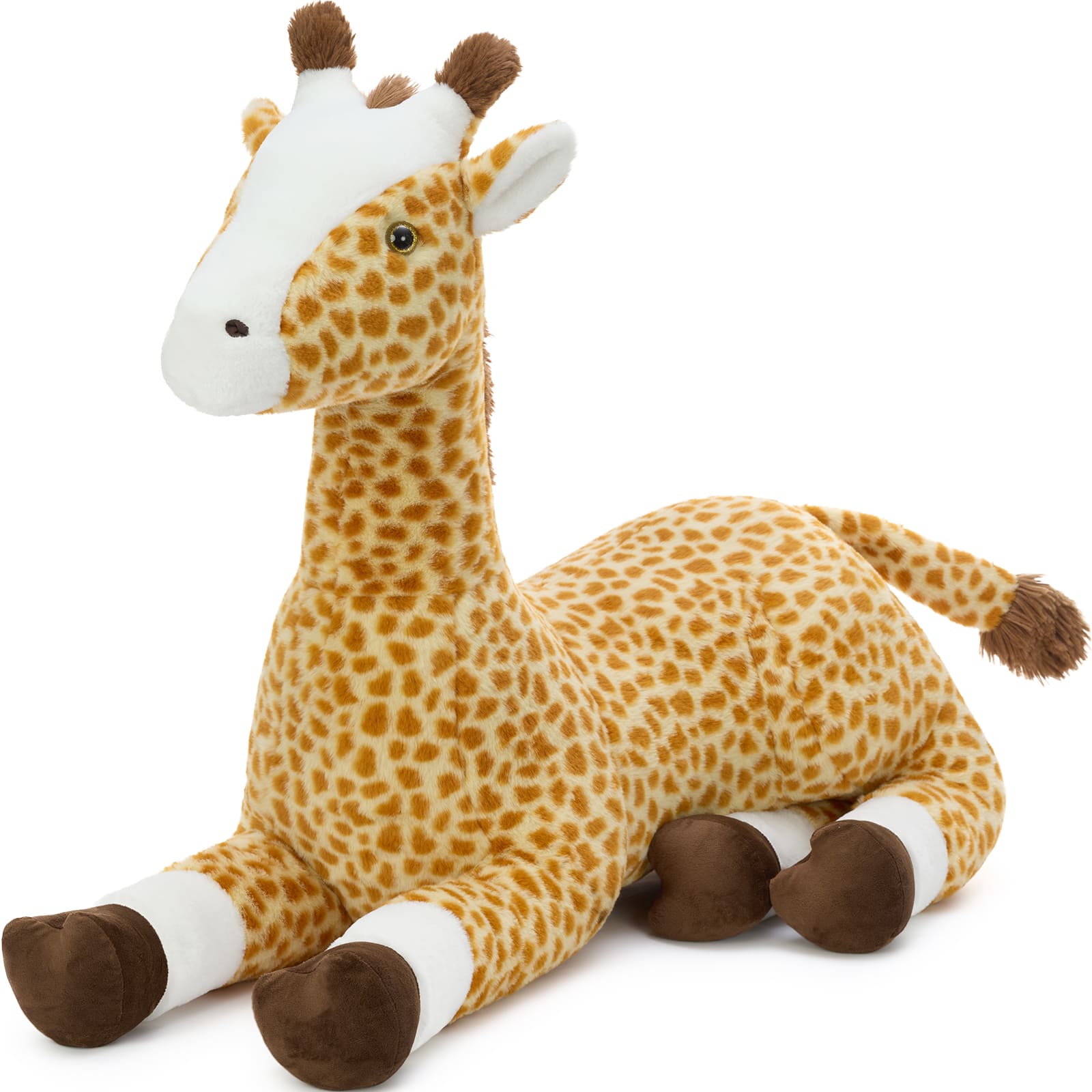 Giant Plush Giraffe Stuffed Animal Jumbo Safari Toy, 31.5 Inches