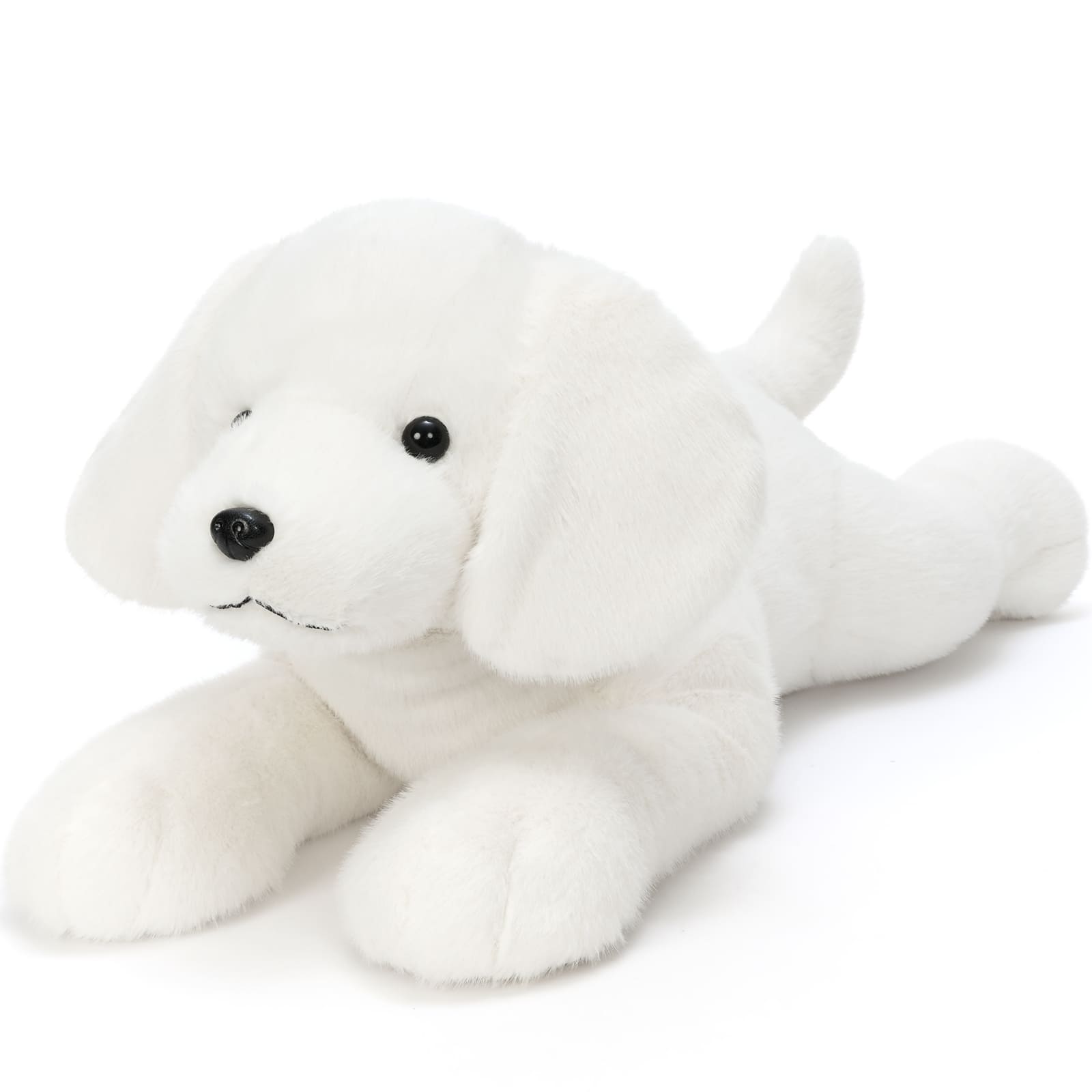 Labrador Plush Toy Dog Stuffed Animals, Black/White, 31.5 Inches