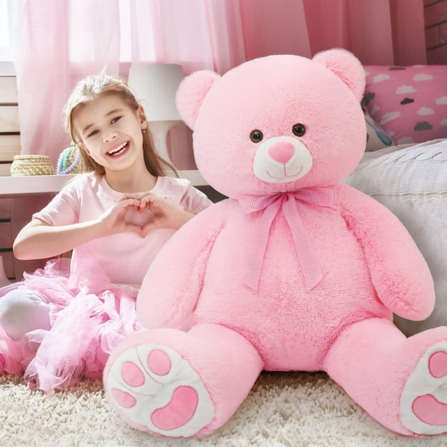 MaoGoLan 4.6ft Giant Teddy Bear Plush Toy Jumbo Stuffed Animal
