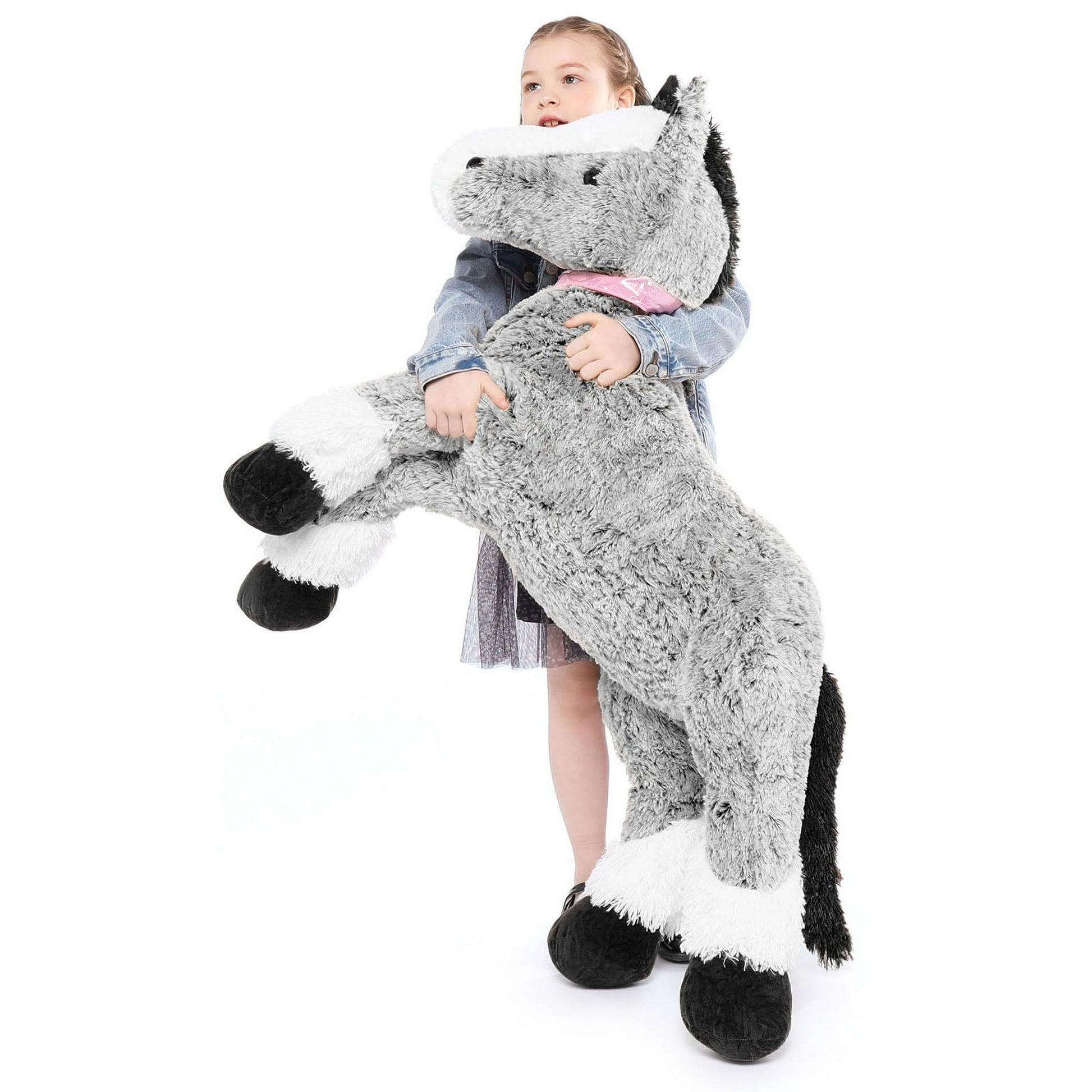MaoGoLan 47" Giant Horse Stuffed Animal Large Stuffed Horse Plush Toy