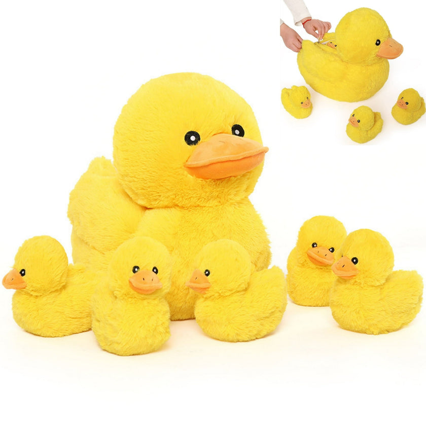 MaoGoLan 6pcs Duck Stuffed Animals 15.7'' Duck Plush with 5 Baby Duck Toy Inside