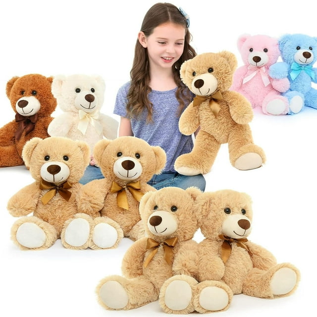 MaoGoLan 9 Packs Teddy Bear 14" Bulk Stuffed Animals Plush Toy