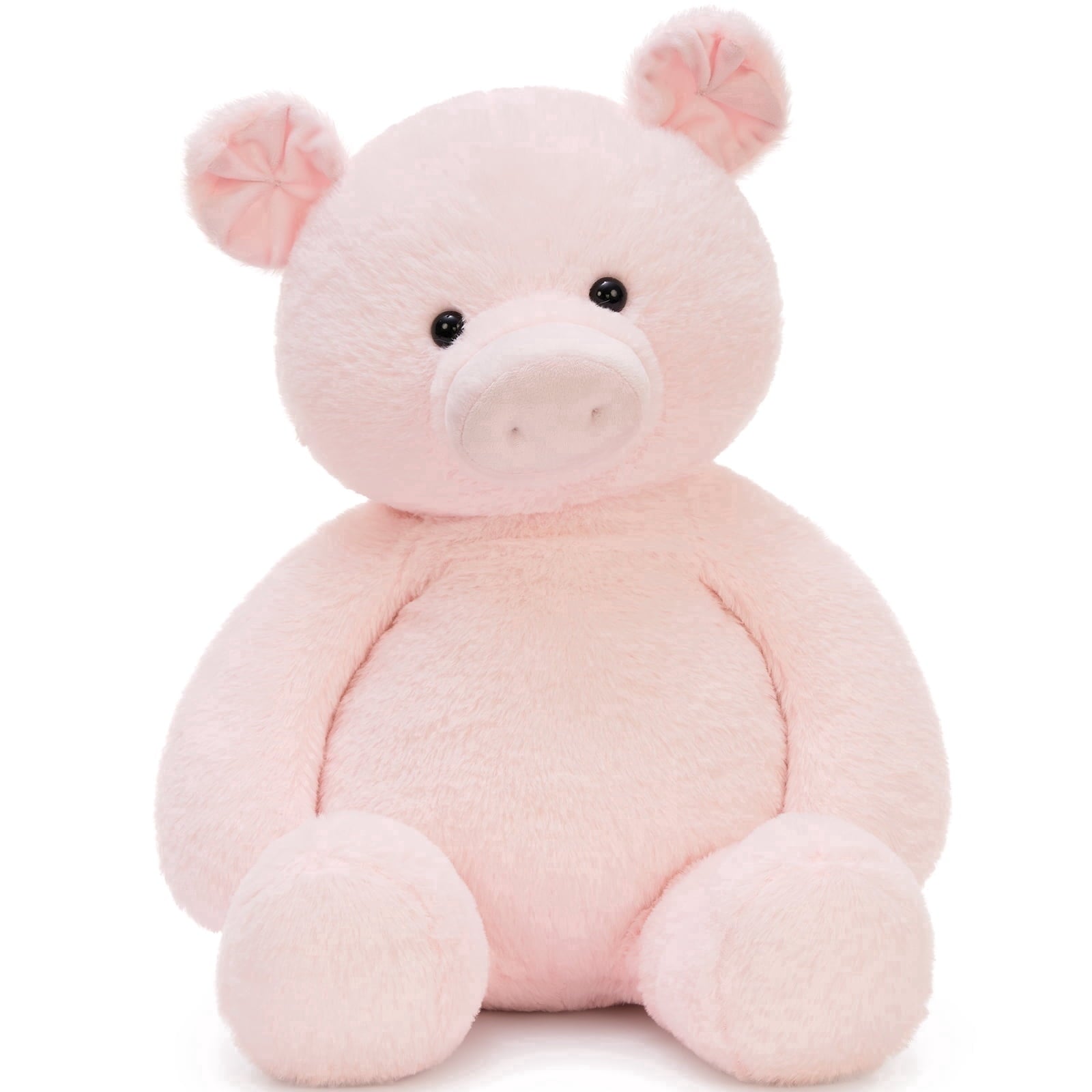 MaoGoLan 23'' Pink Pig Stuffed Animla Big Soft Pig Body Pillow Plush Toy With Weighted Hands And Feet