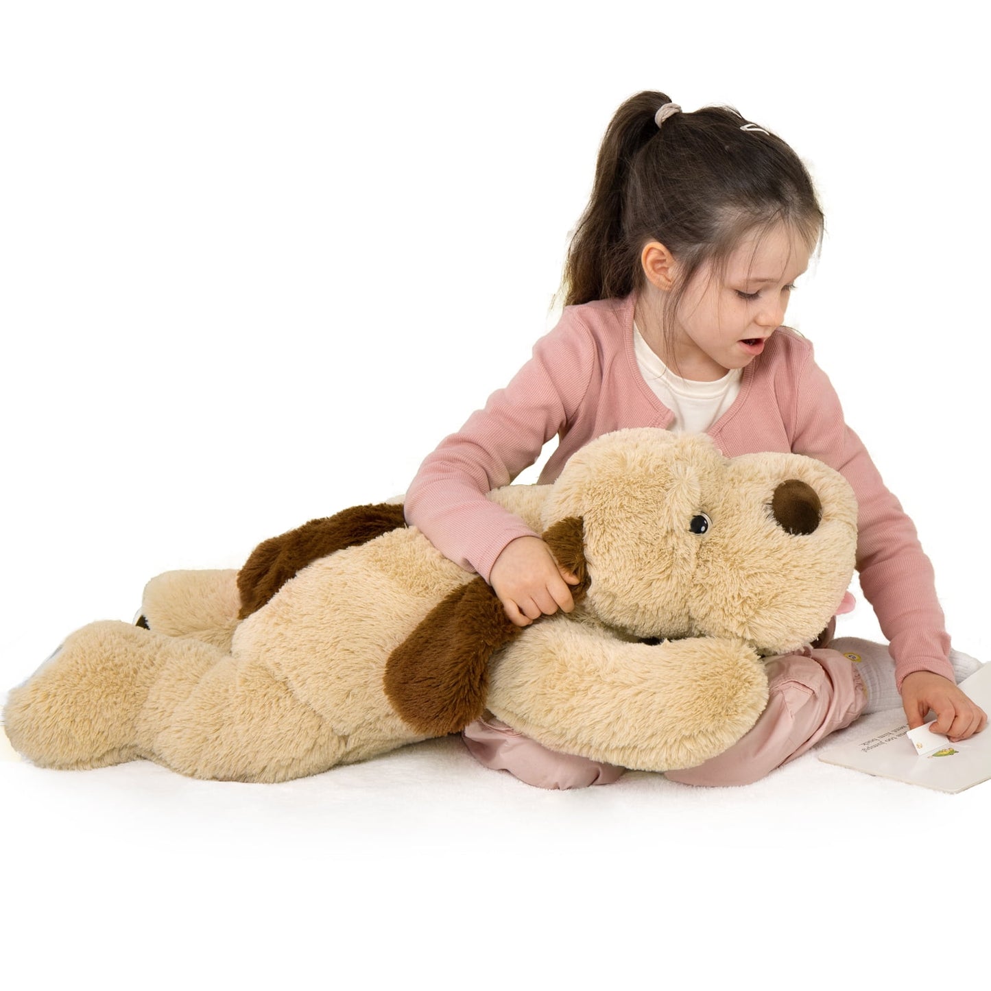 MaoGoLan Giant Dog Stuffed Animal 31" Soft Puppy Pillow Plush Toy