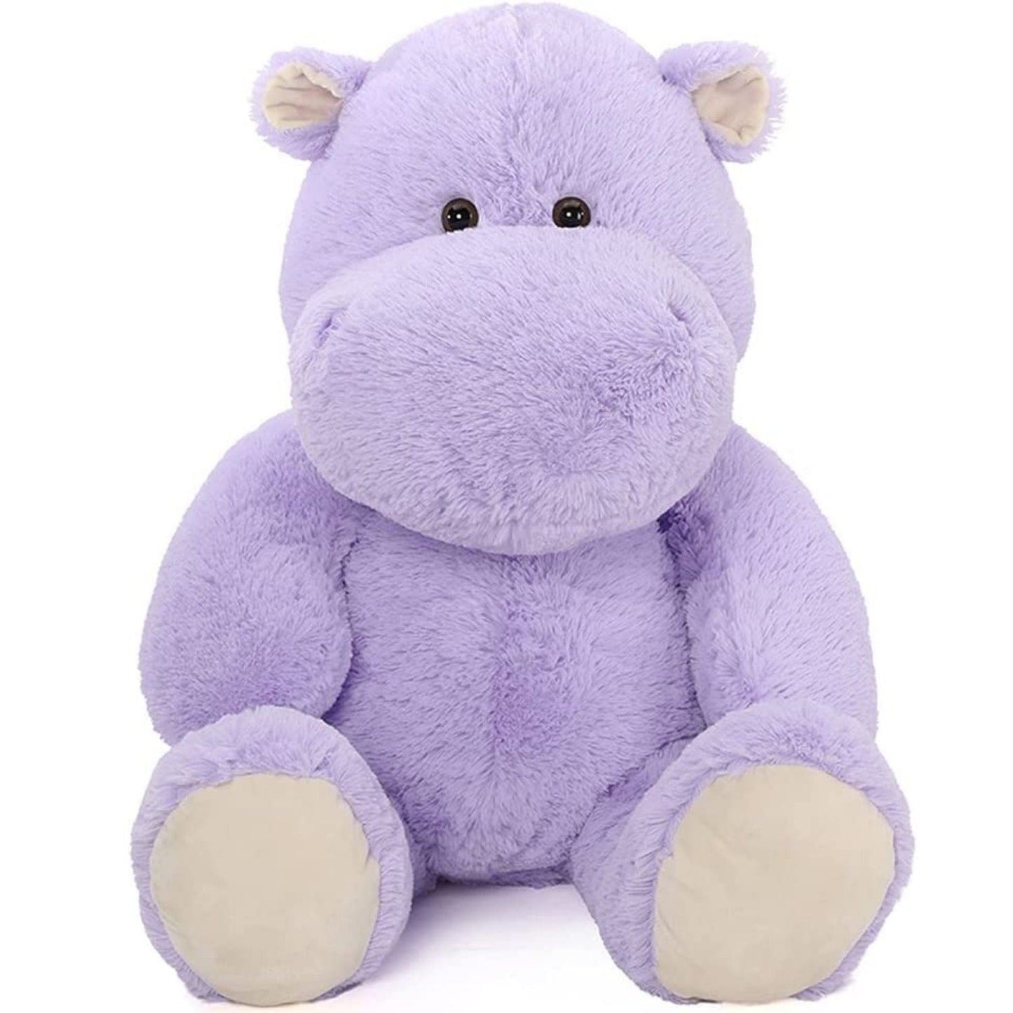 MaoGoLan Giant Hippopotamus Stuffed Animals 36" Purple Oversized Hippo Plush Toy