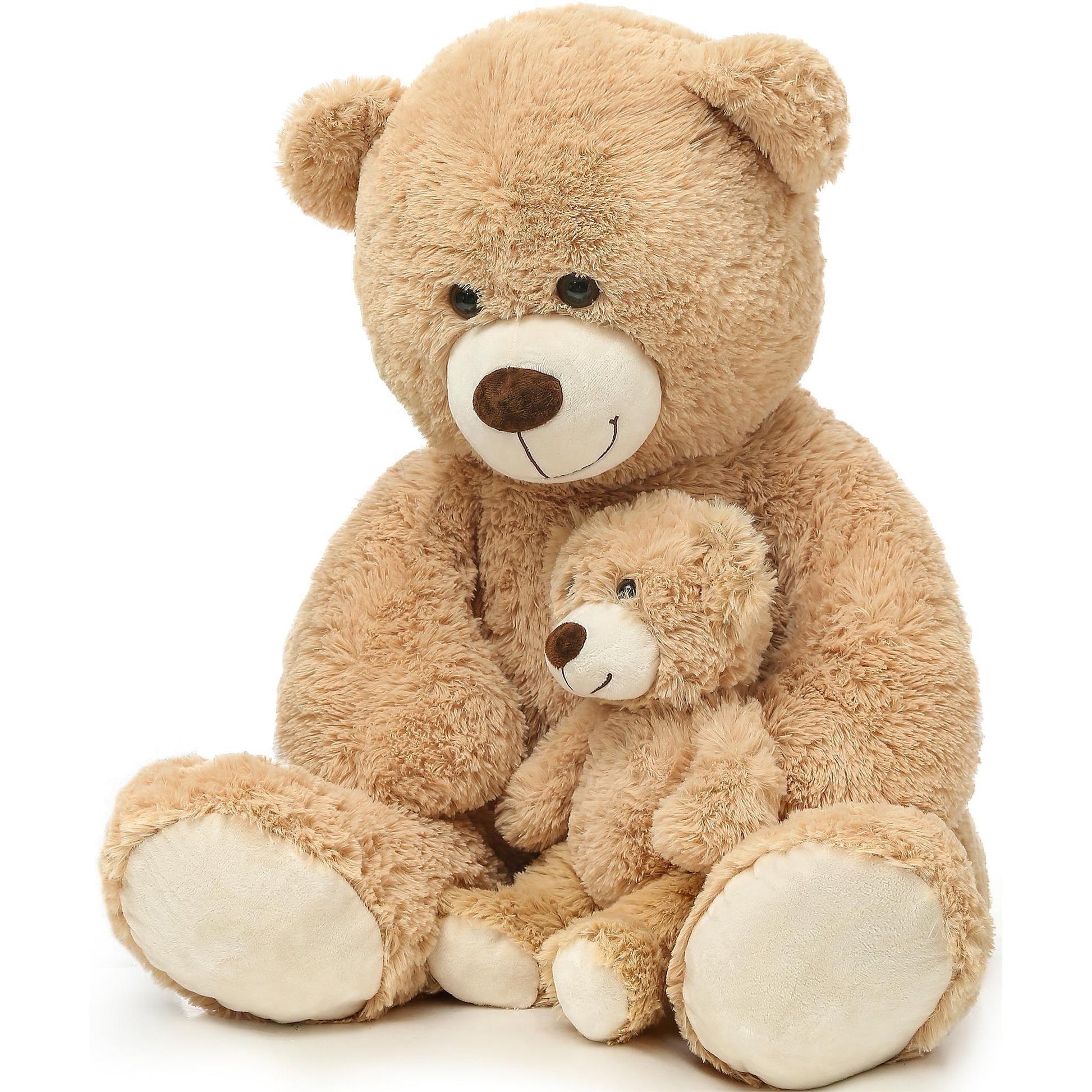 MaoGoLan Mommy and Baby Giant Teddy Bear 39" Bear Stuffed Animal Plush Toy