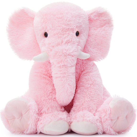 MorisMos 20'' éléphant gris en peluche doux en peluche éléphant en peluche