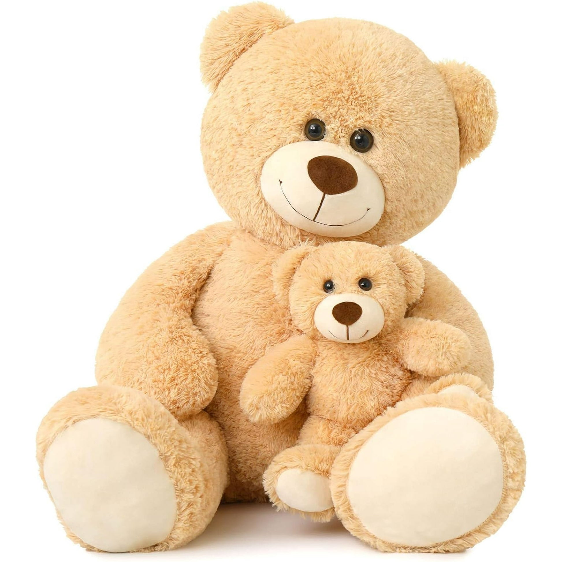 Ours en peluche géant maman et bébé, ours en peluche doux, 39 pouces