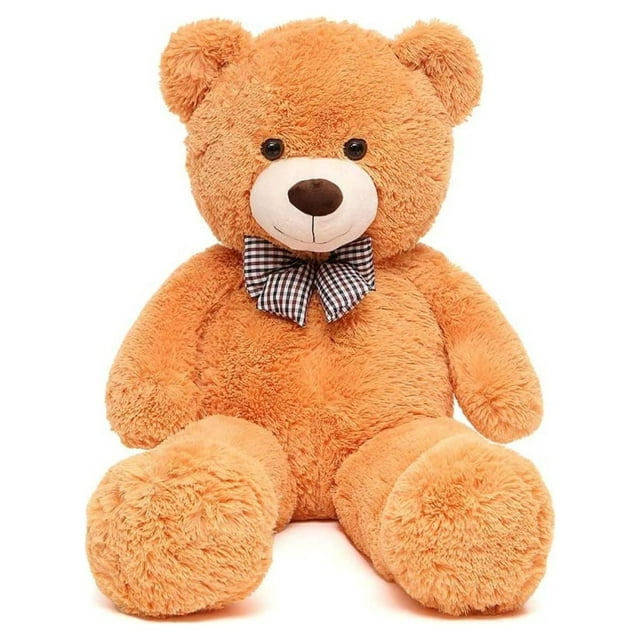 MorisMos Ours en peluche géant 4 pieds en peluche doux gros ours en peluche
