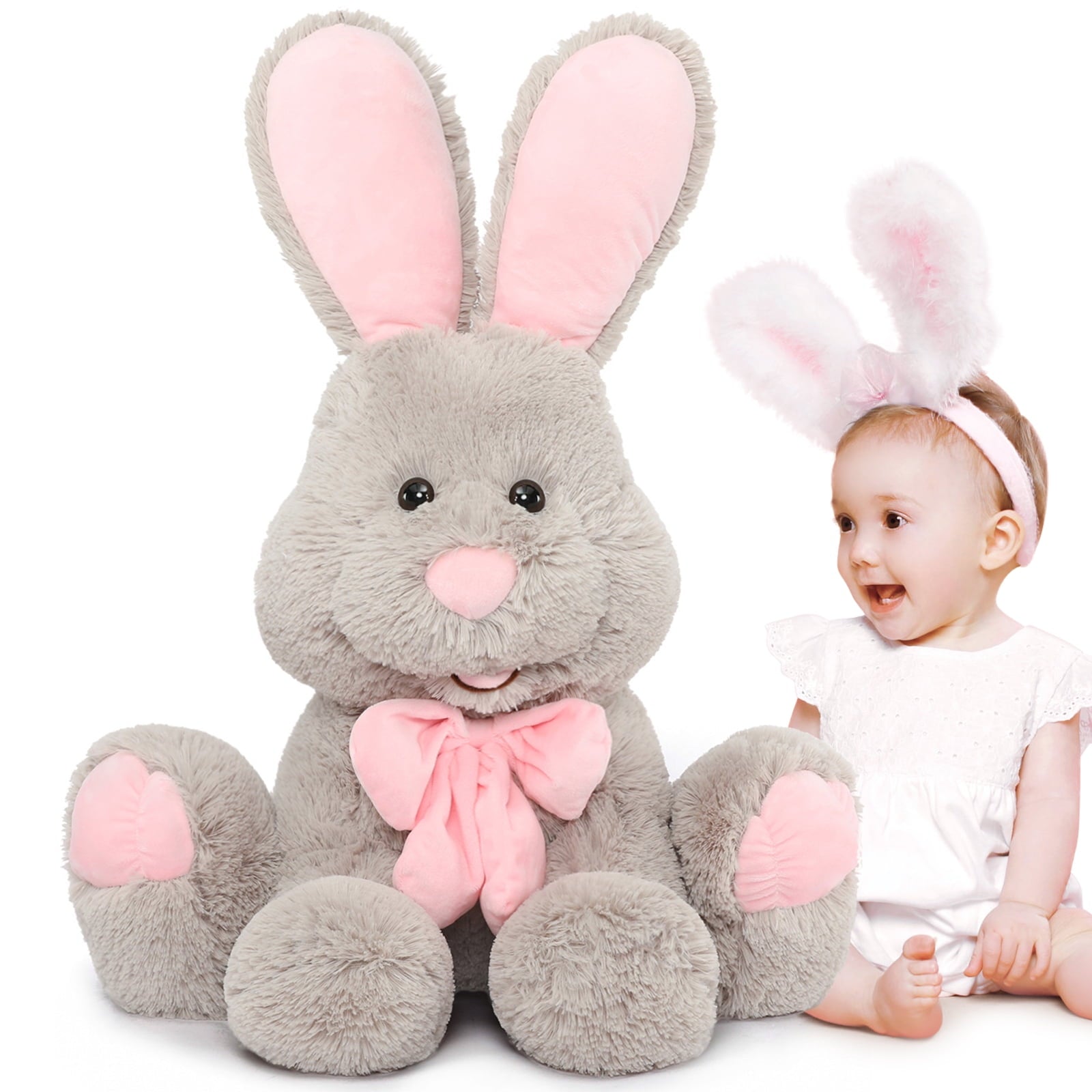 Jouet en peluche lapin géant, 31,5 po