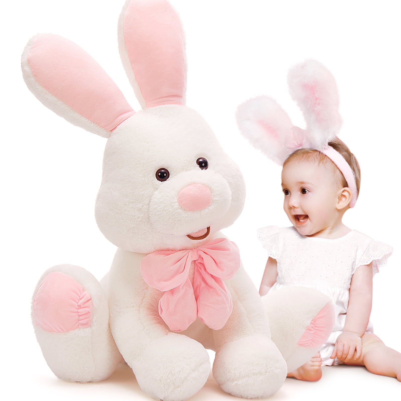 Jouet en peluche lapin géant, 31,5 po