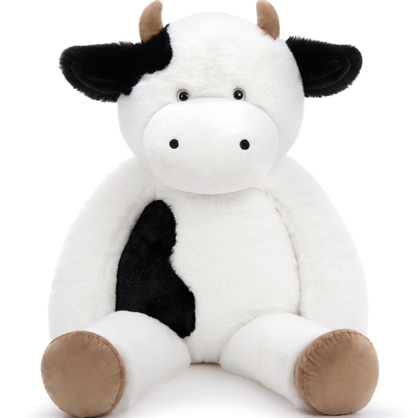 MorisMos 31.5'' Cow Stuffed Animals Giant Cow Plush Toy Pillow