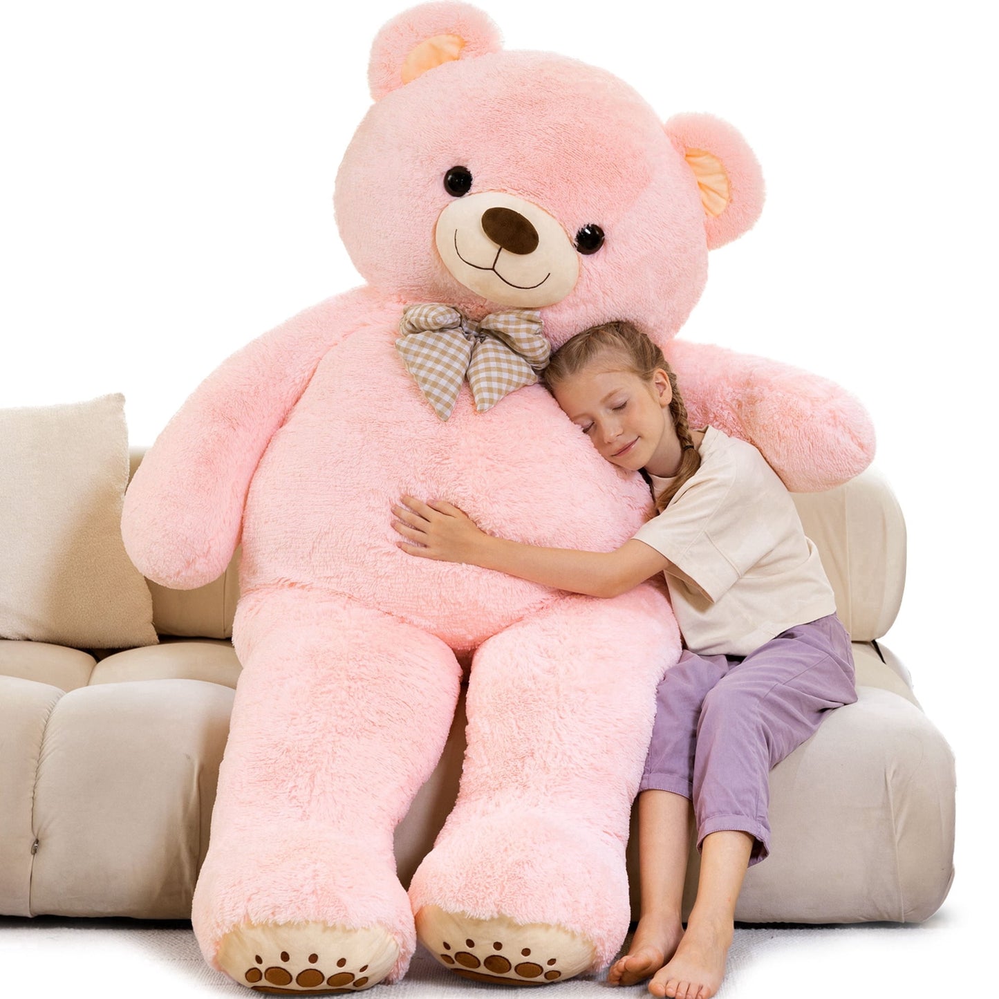 Muiteiur 6 ft Teddy Bear Stuffed Animal Giant Bear Plush Toy