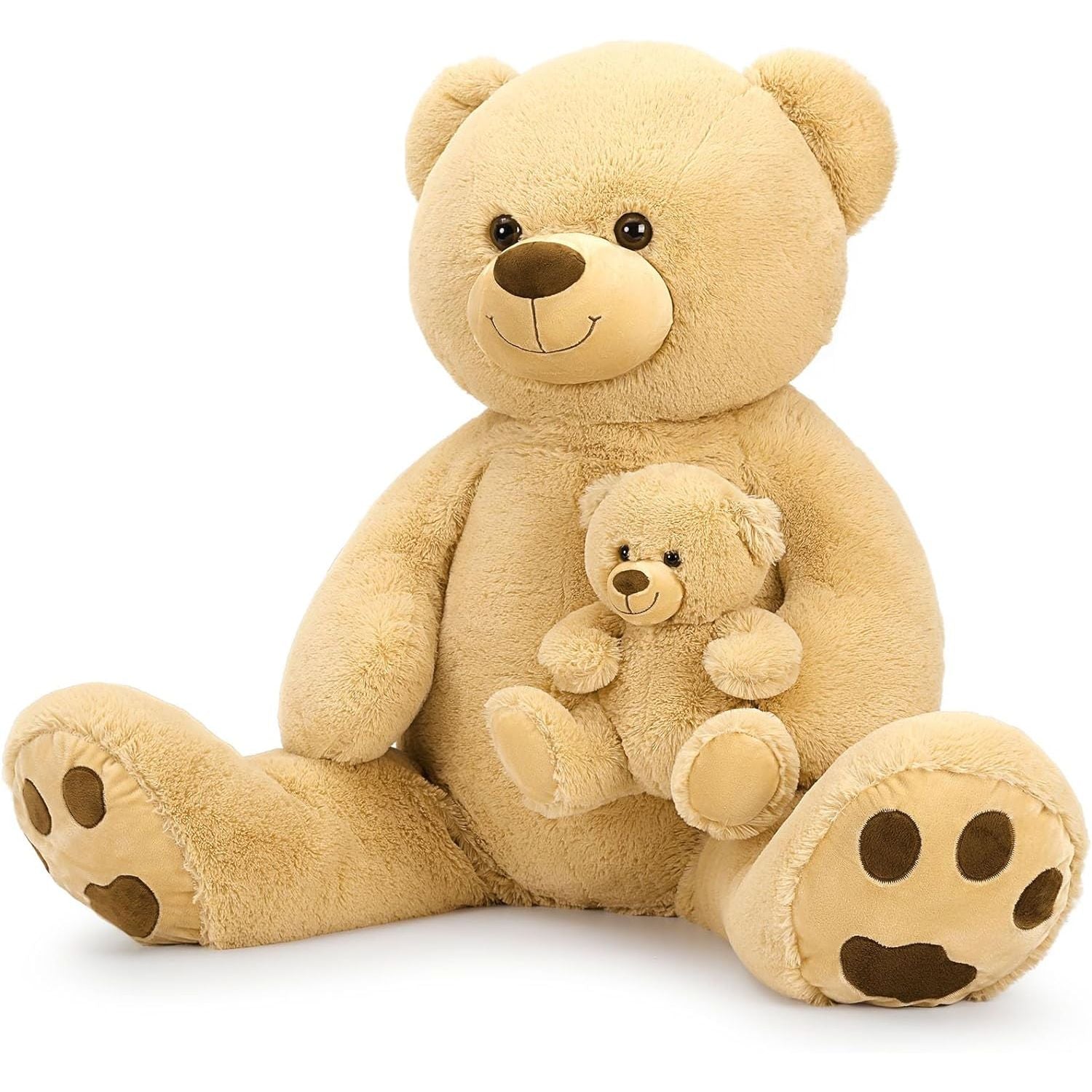 Riesiges Teddybär-Stoffspielzeug-Set, braun, 51 Zoll