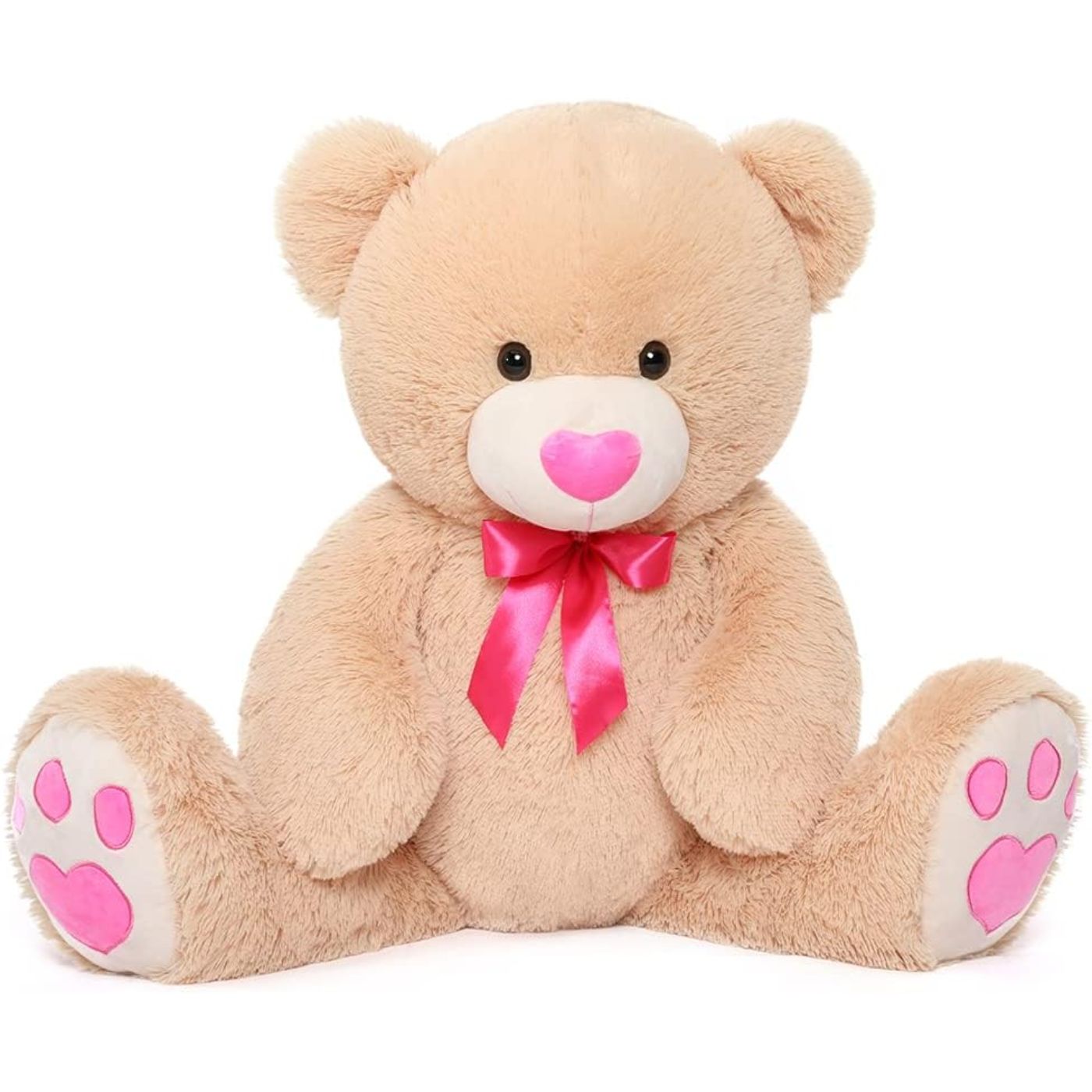 Valentine's Day Teddy Bear Stuffed Animals - Big 36 Inches Teddy Bear Plush Toys - Valentine's Day Gift for Girlfriend/Boyfriend - Fluffly Cuddly Plushy Fluffy Toy - Cute Teddy Bear Plush Pillows for Kids - Christmas/Birthday Gift for Children/Teens/Adults - Romantic Anniversary Gift for Wife/Husband - Wedding Gift Ideas for Friends - Free Shipping