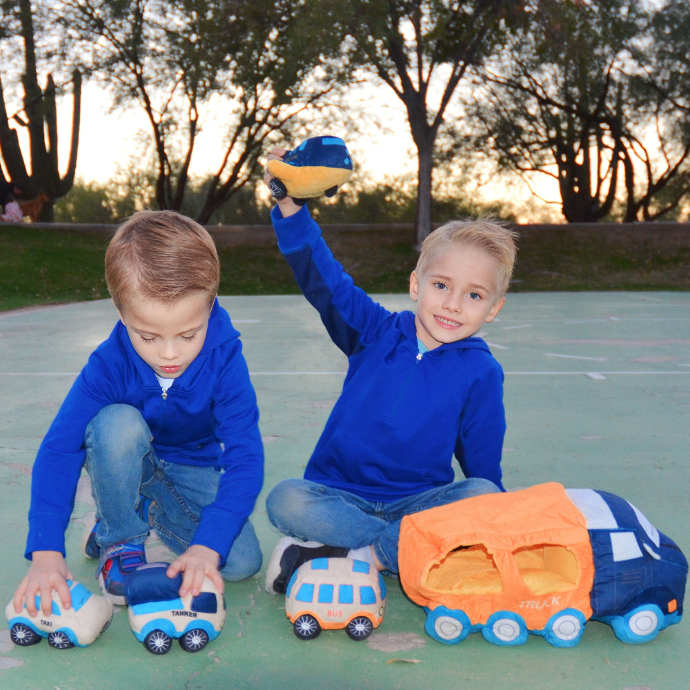 Ensemble de jouets en peluche pour grosse voiture, 15,7 pouces