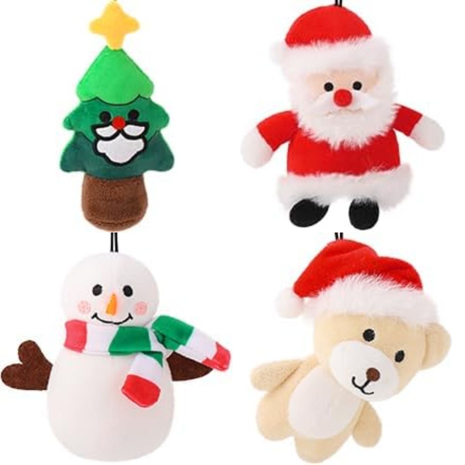 Ensemble de jouets en peluche de renne de Noël, 15,7 pouces