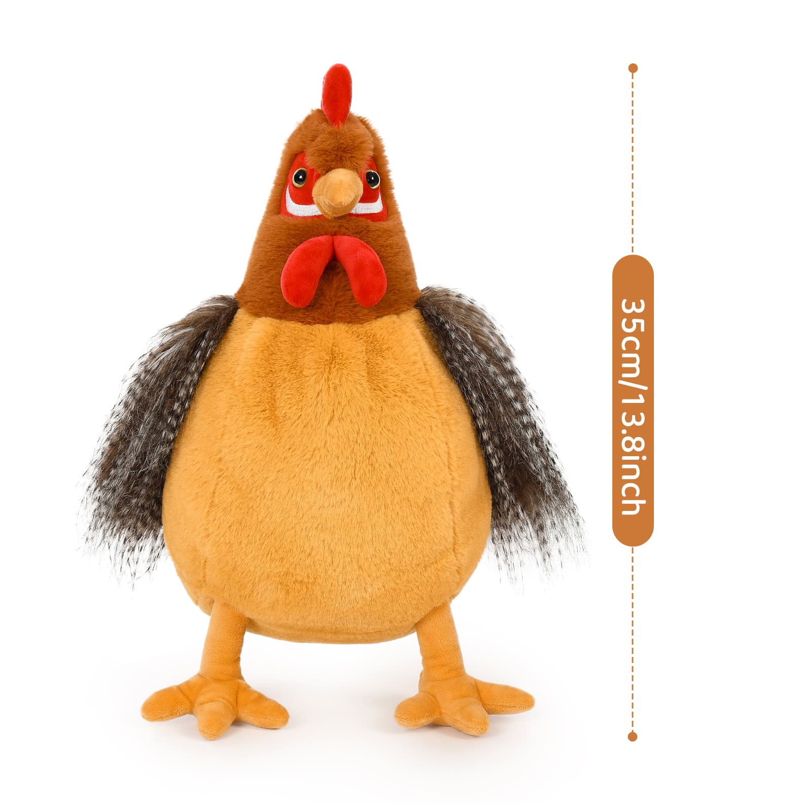 Chicken Plush Toys Farm Stuffed Animals, 16.5 Inches