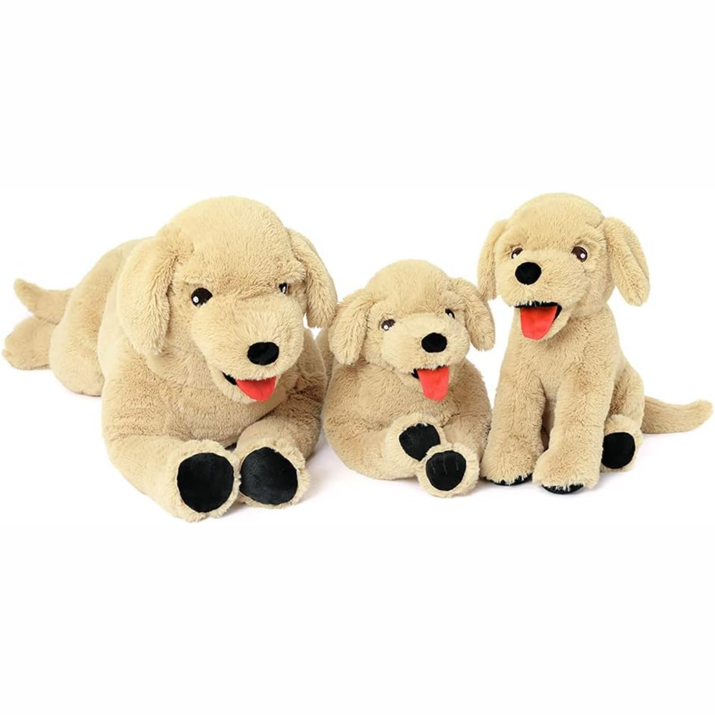 Jouet en peluche mignon pour chien, marron clair, 11,8/21/29 pouces