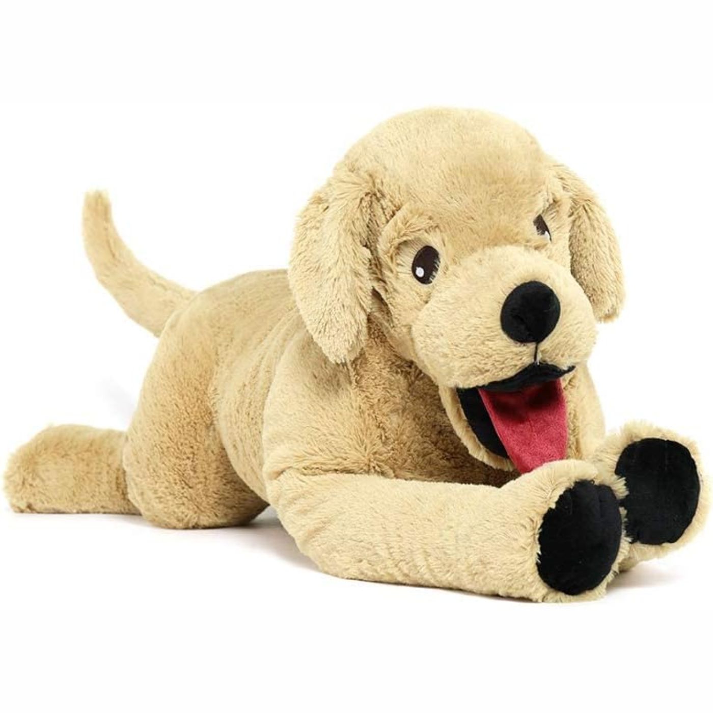 Jouet en peluche mignon pour chien, marron clair, 11,8/21/29 pouces