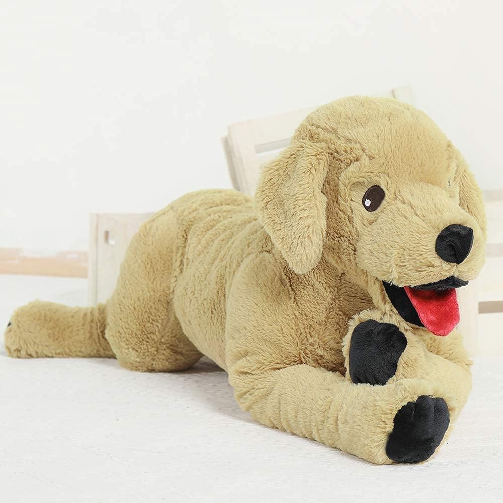Jouet en peluche mignon pour chien, marron clair, 11,8/21/29 pouces