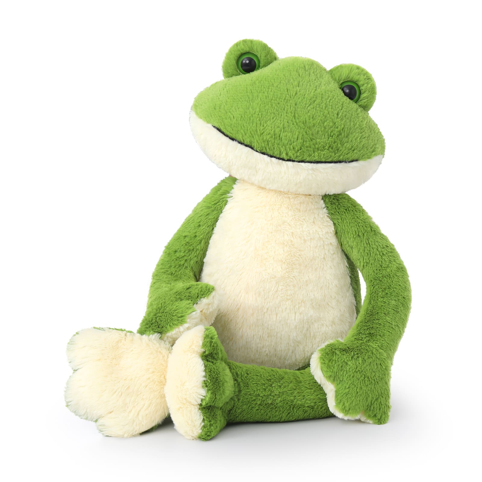 Frosch-Stofftier, grün, 24 Zoll