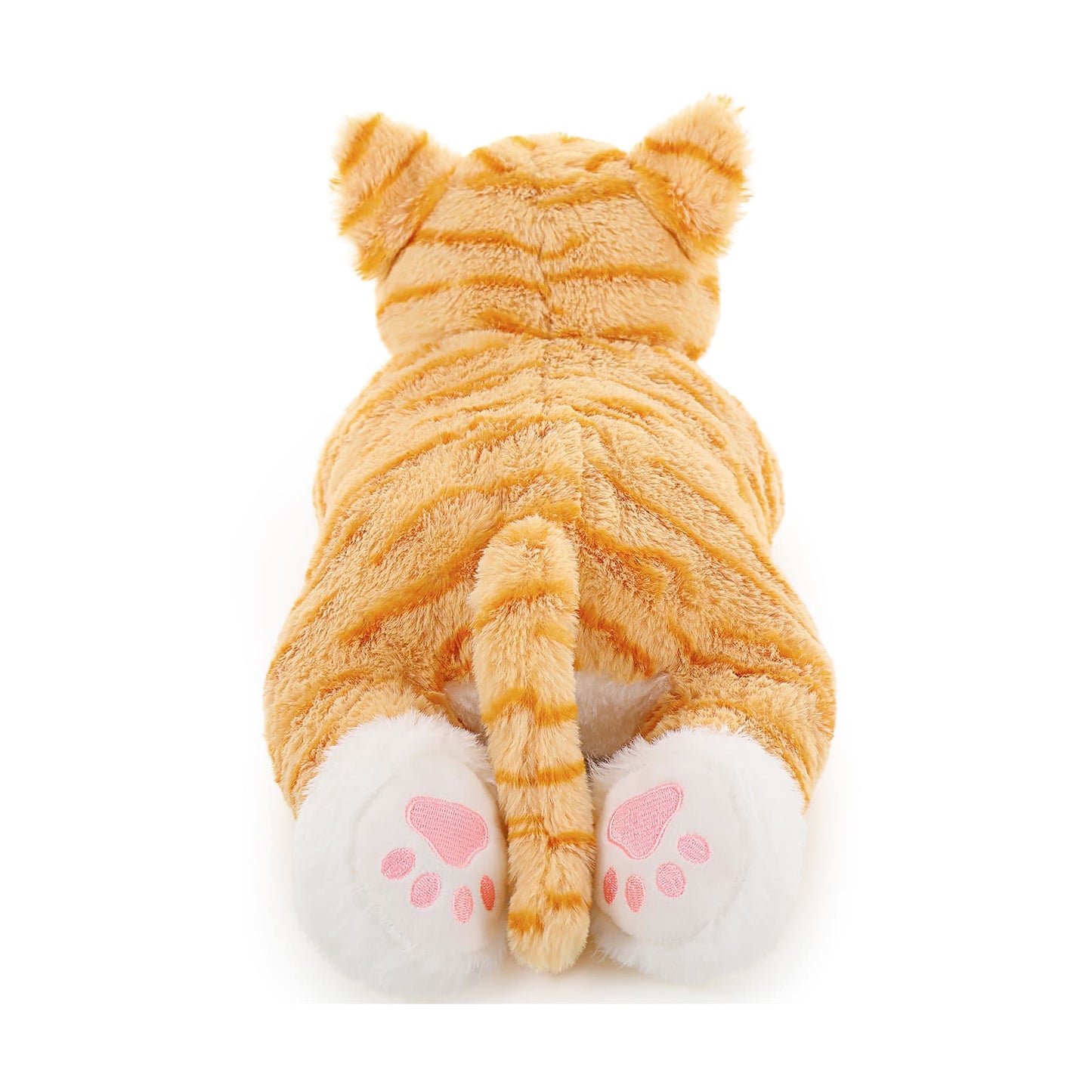 Cat Stuffed Animal Kitten Plush Toys, Orange/Grey/Tie-Dye, 16 Inches