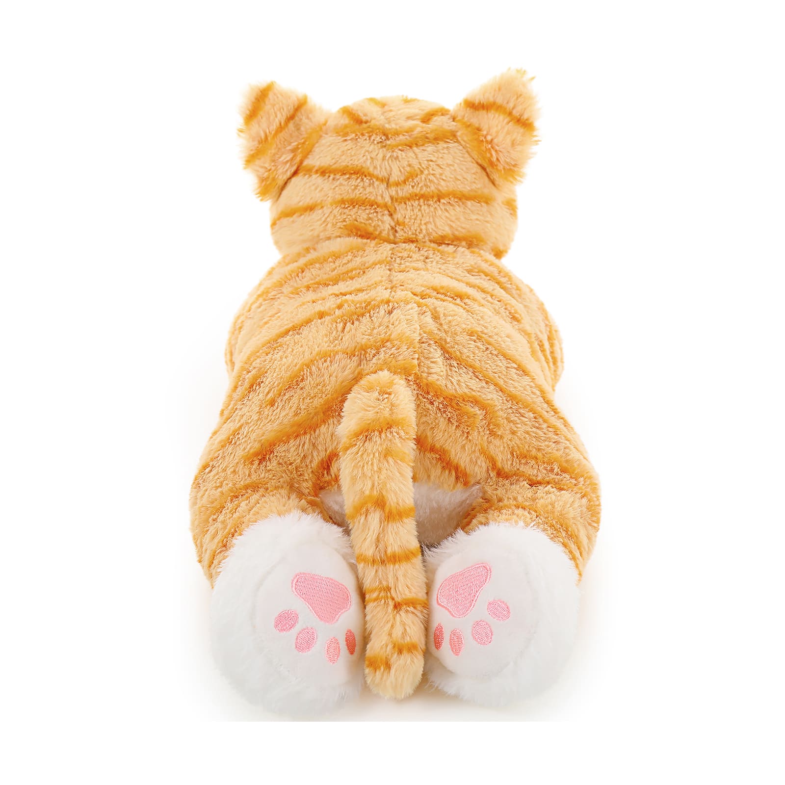 Cat Stuffed Animal Kitten Plush Toys, Orange/Grey/Tie-Dye, 16 Inches