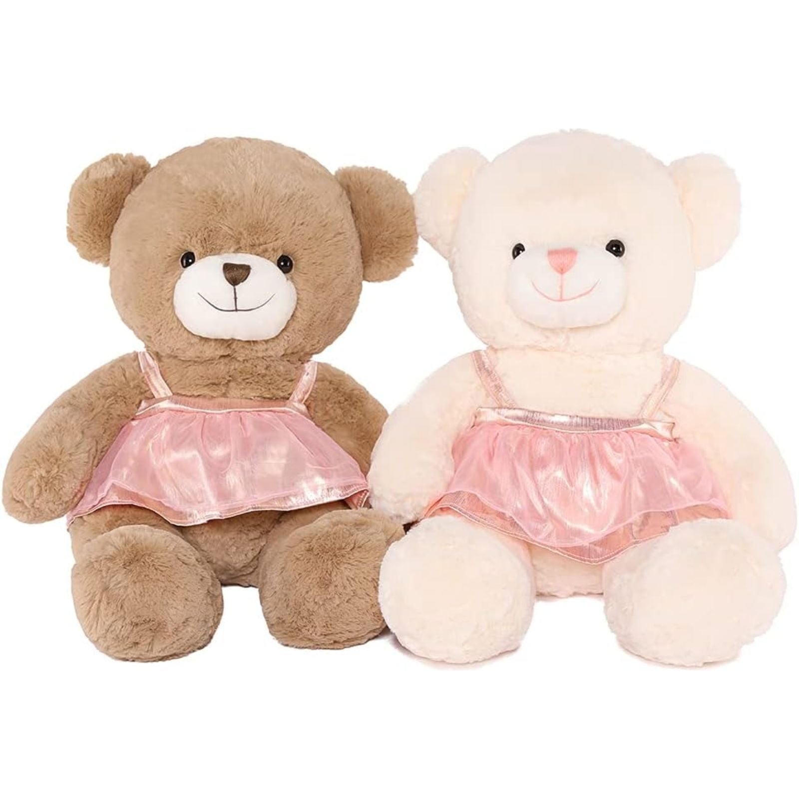 Teddy Bear Stuffed Toy, Beige/Brown, 17.5 Inches