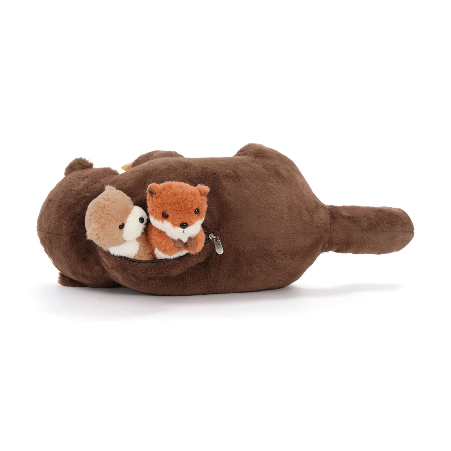 River Otter Stuffed Animals, Dark Brown/Grey, 23.6 Inches