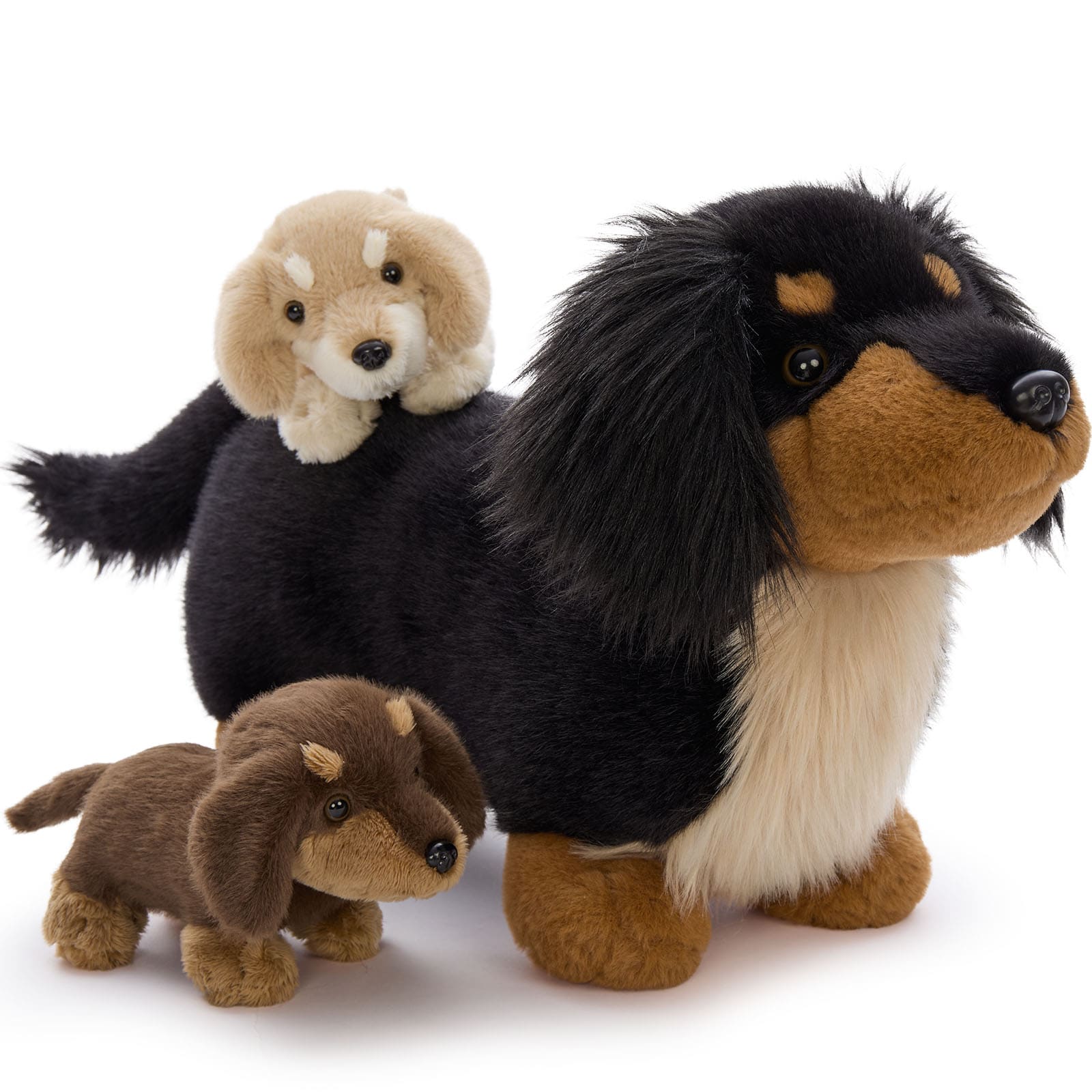 Dachshund Stuffed Animals Dog Plush Toys, Black, 20.5 Inches