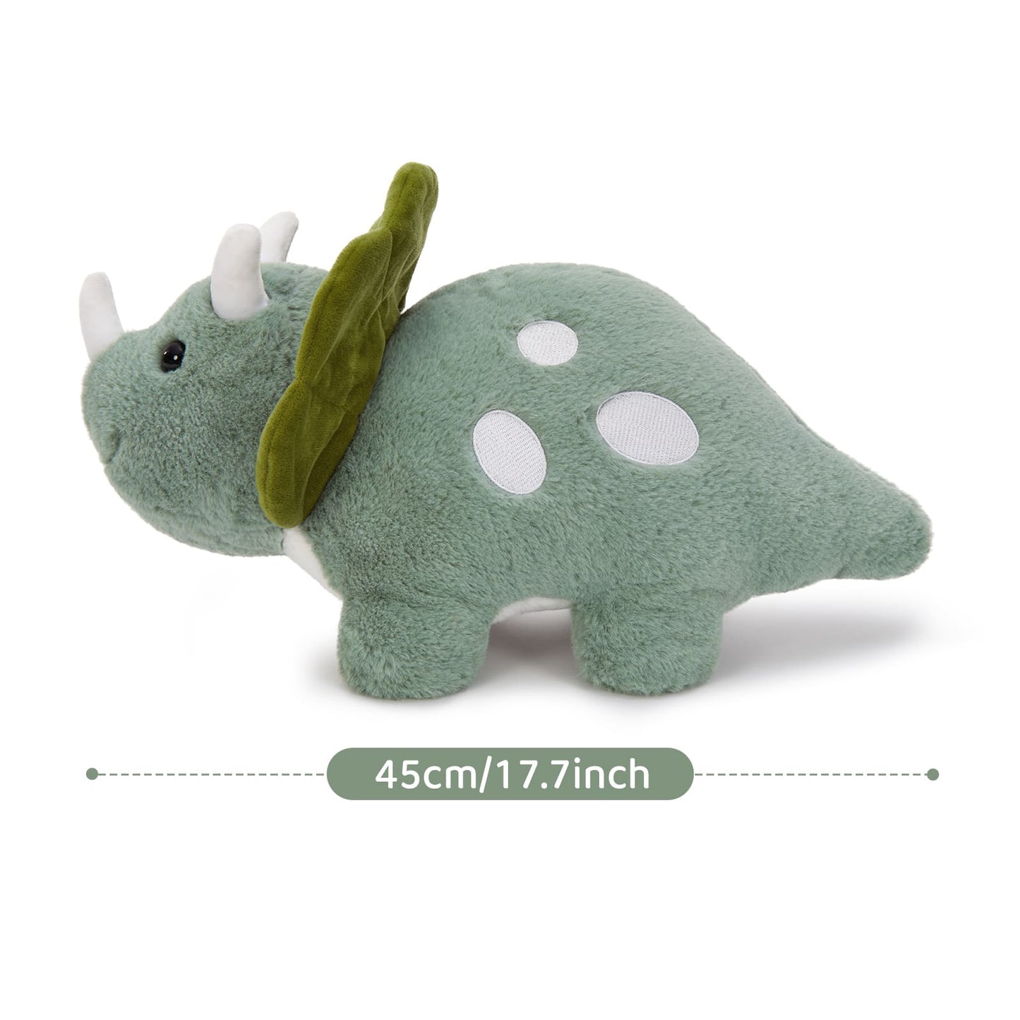 Dinosaurier-Plüschtier mit 3 Baby-Dinosauriern, 17,6 Zoll