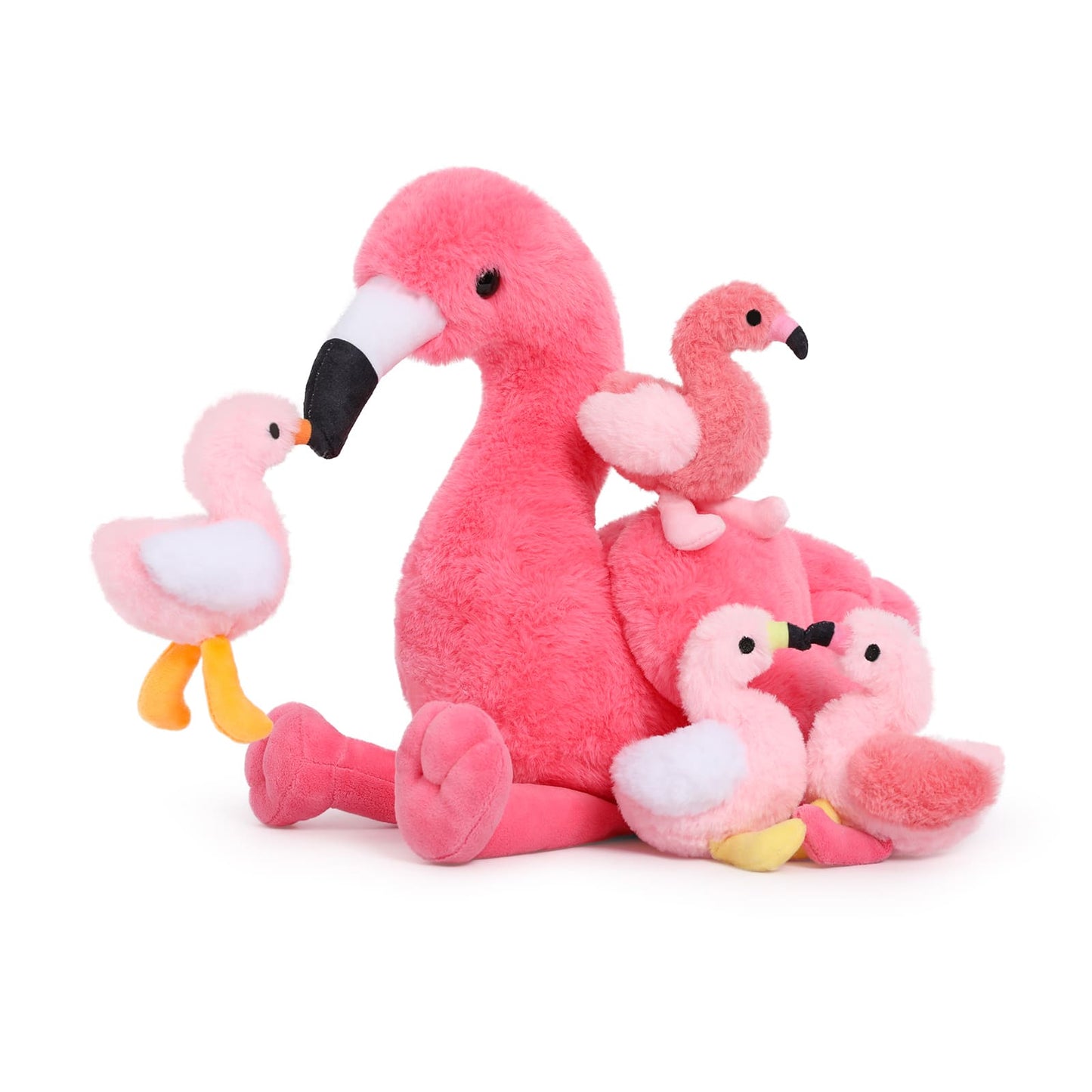 Flamingo-Stofftier-Spielzeugset, 18 Zoll