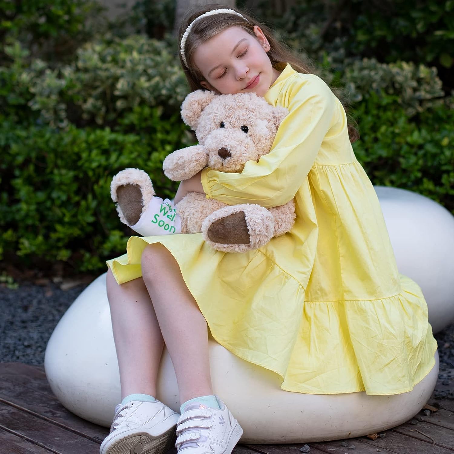 Ours en peluche Get Well Soon, marron, 13,8 pouces