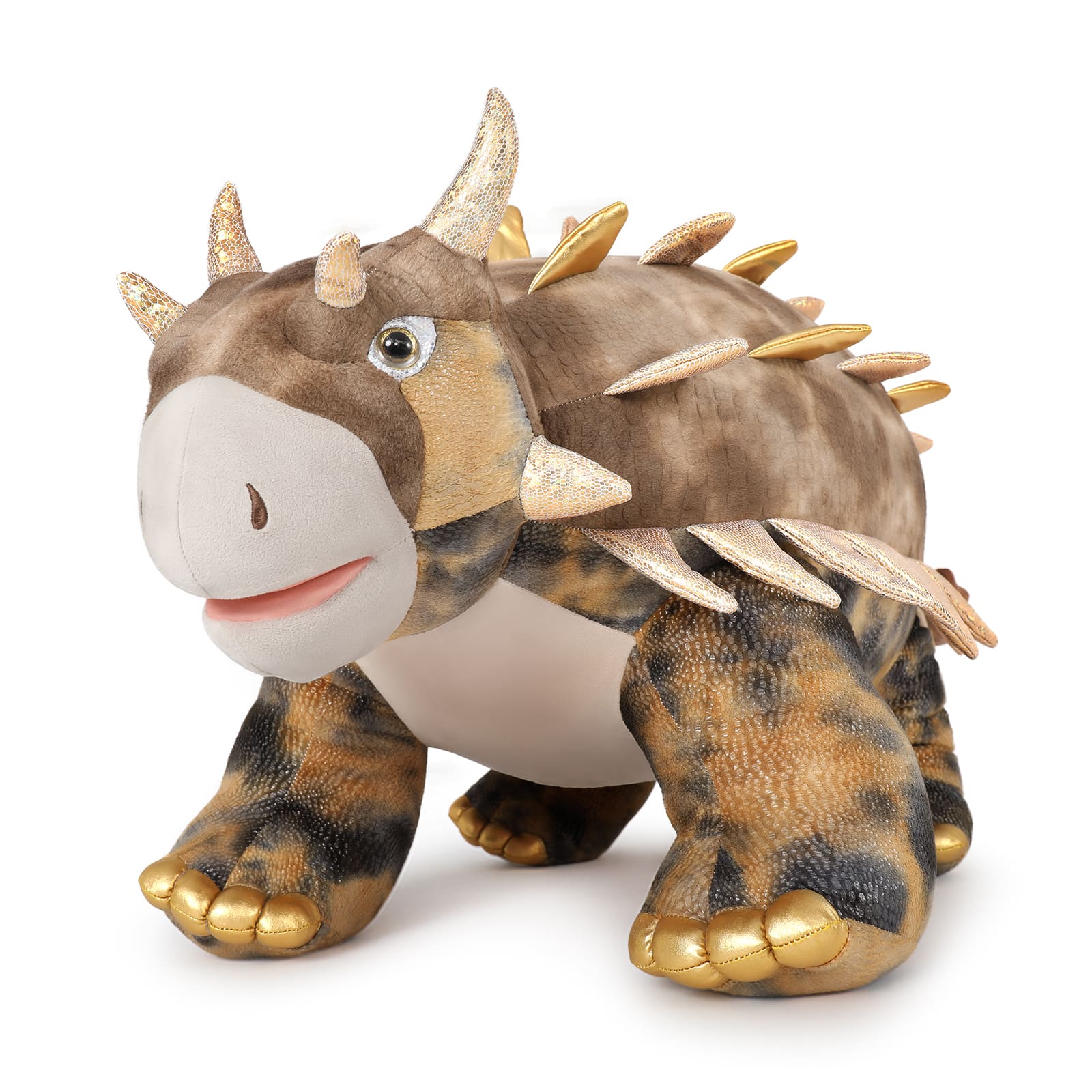 Giant Ankylosaurus Plush Toy Dino Stuffed Animals, 47 Inches