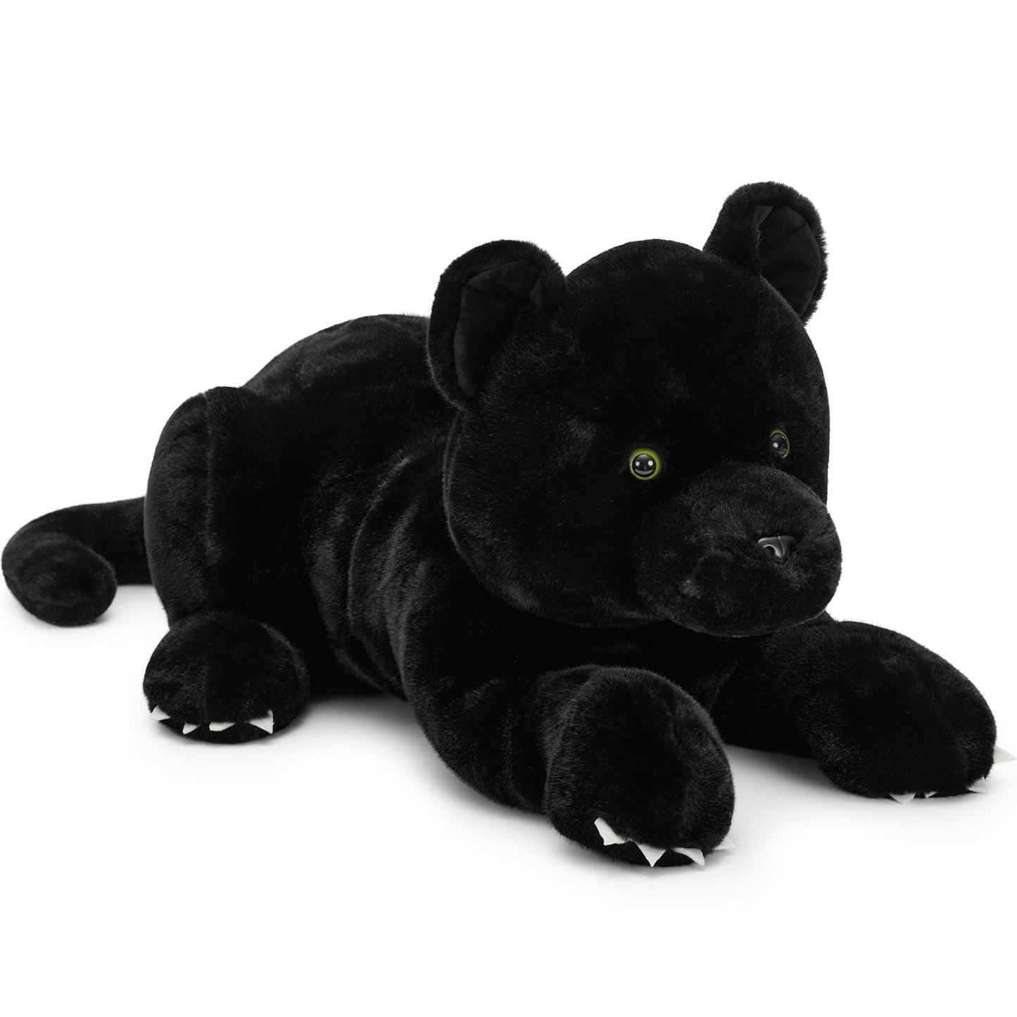 Giant Panther Stuffed Animals - Cool Black Leopard Plush Toys - Jungle Safari Plush Toys - Birthday/Christmas Gift for Girls/Boys 